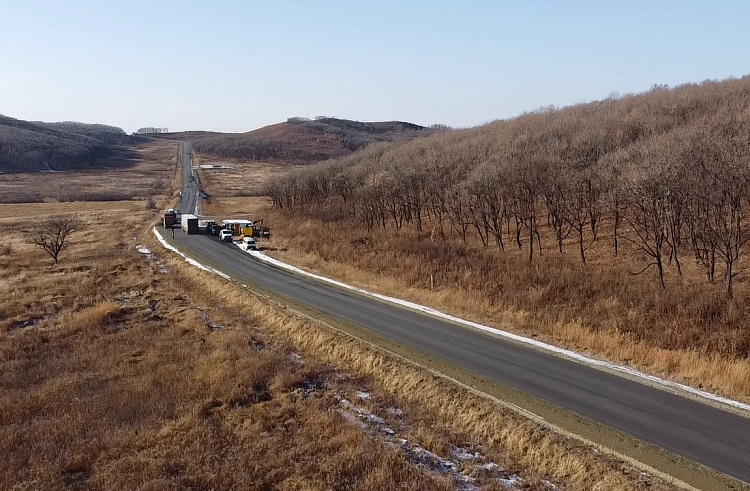 В&nbsp;Приморье завершают ремонт участка дороги от&nbsp;Уссурийска до&nbsp;госграницы