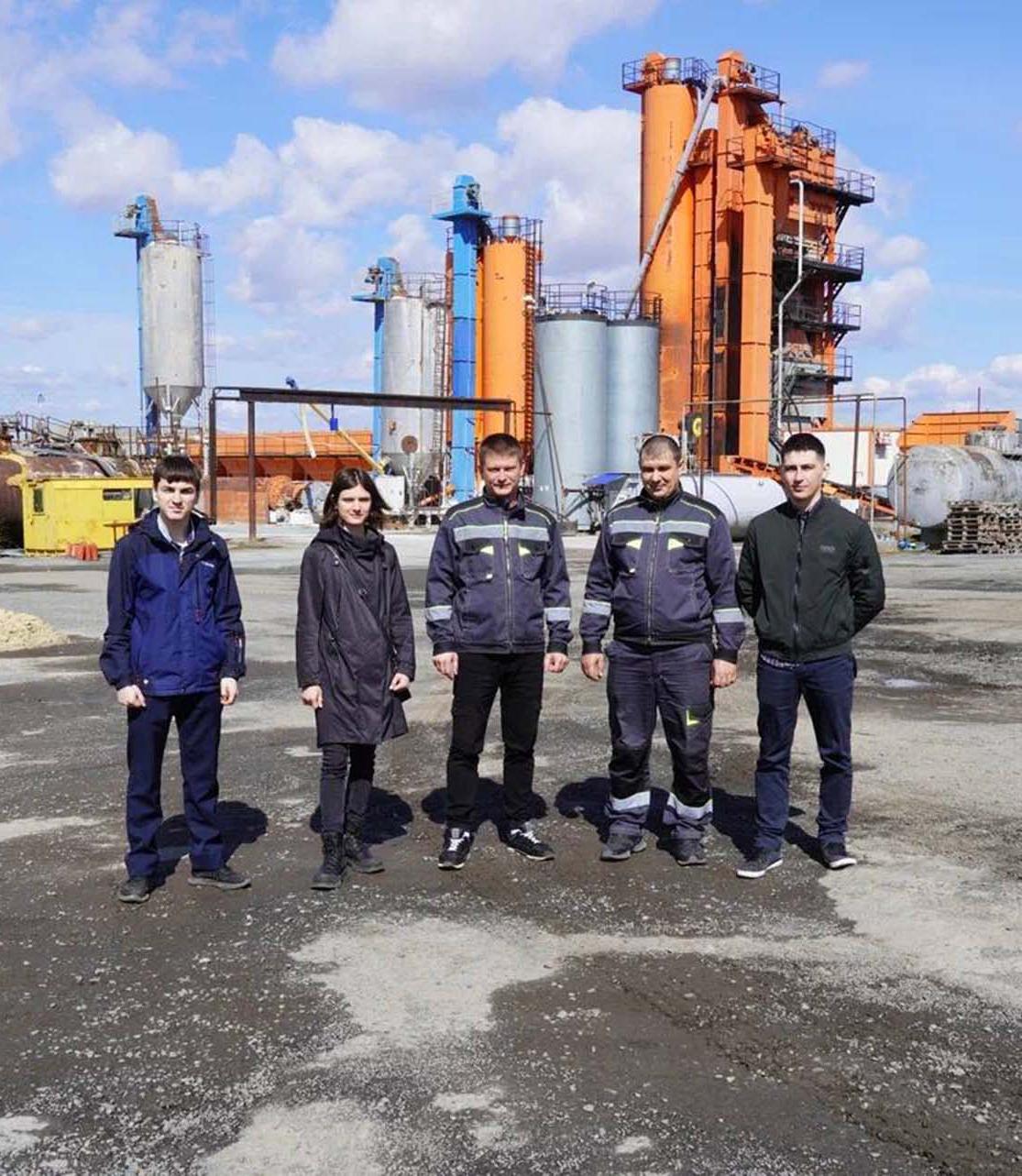 В&nbsp;Ульяновской области студенты побывали на&nbsp;асфальтобетонном заводе