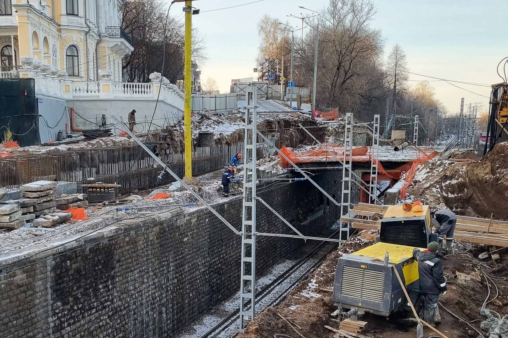 В&nbsp;Перми реконструируют путепровод по&nbsp;улице Монастырской