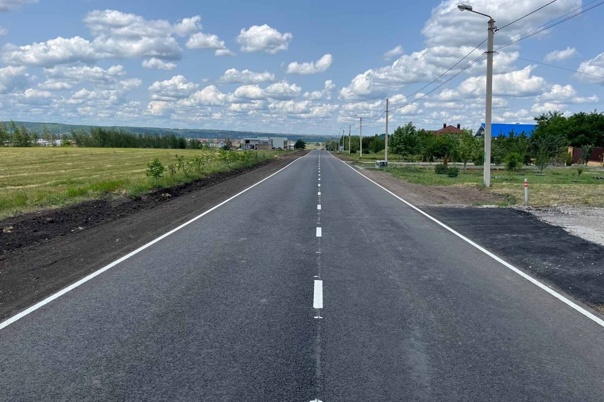 В&nbsp;Белгородской области обновили участок дороги к&nbsp;поселку Новосадовому