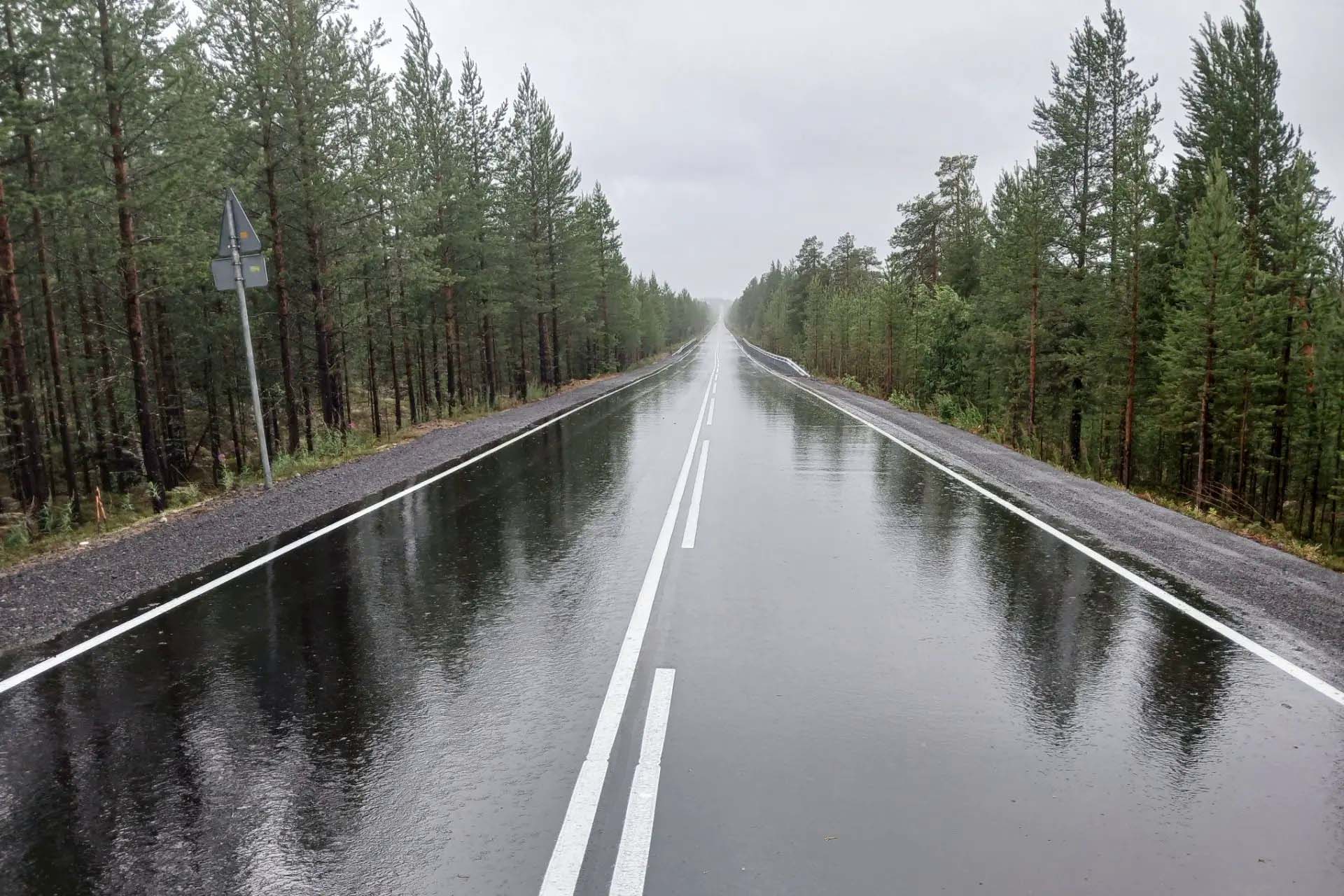 В&nbsp;Мурманской области обновили участок дороги Умба&nbsp;&mdash; Кандалакша