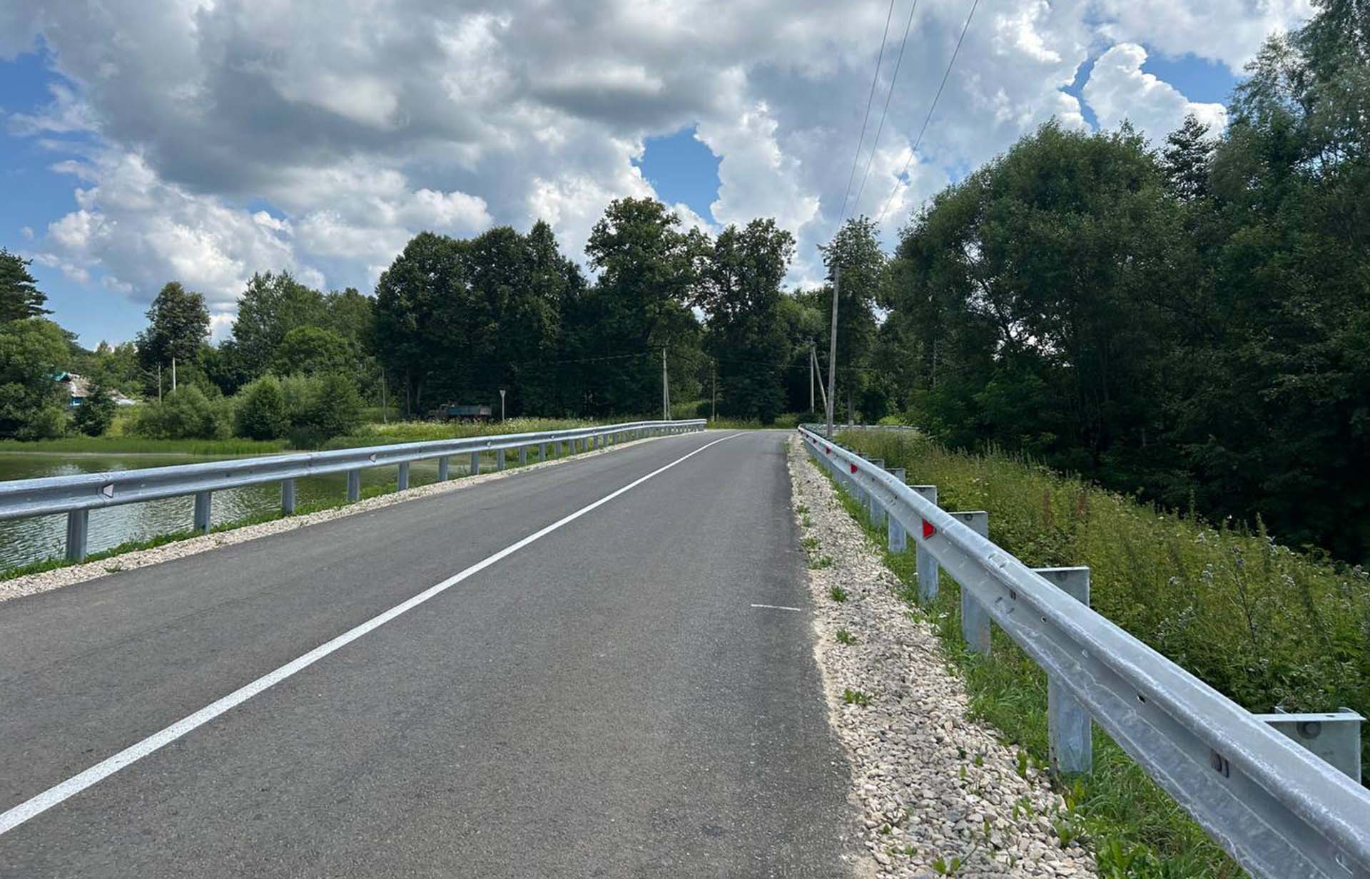 В&nbsp;Калужской области отремонтировали дорогу Киров&nbsp;&mdash; Бережки&nbsp;&mdash; Фоминичи