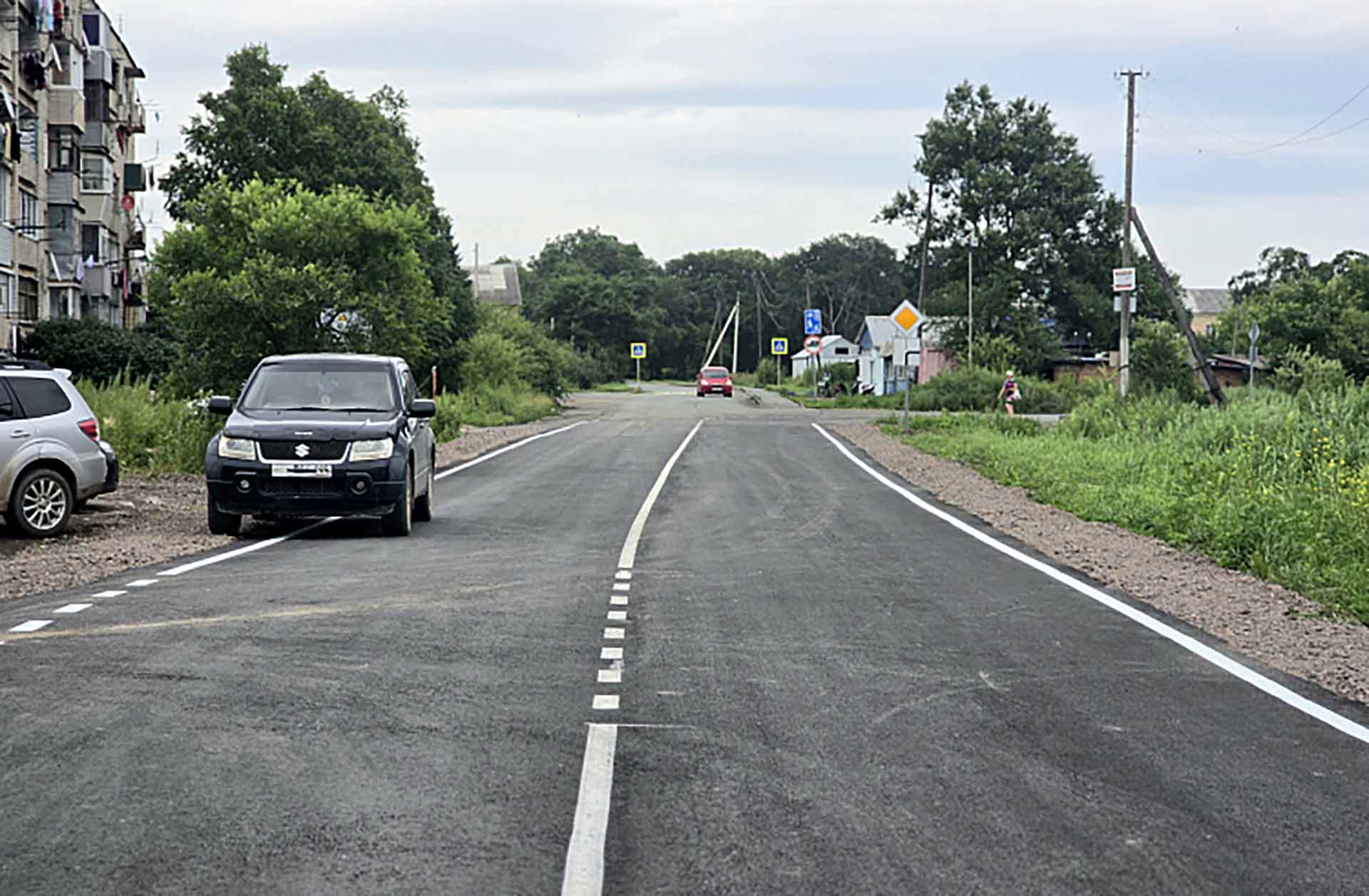 В&nbsp;селе Романовка Приморского края обновили дорогу на&nbsp;улице Ленинской