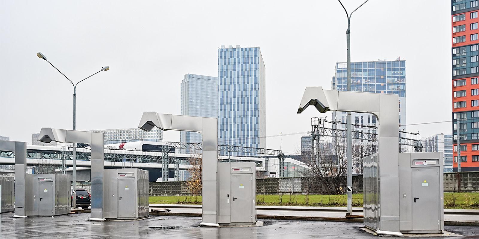 В&nbsp;Москве установили 7&nbsp;новых ультрабыстрых зарядных станций для&nbsp;электробусов