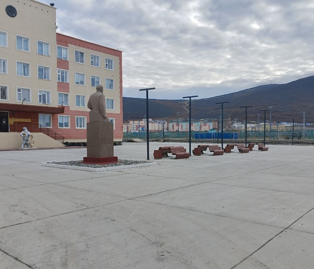 В&nbsp;Певеке благоустроили территорию у&nbsp;детской школы искусств