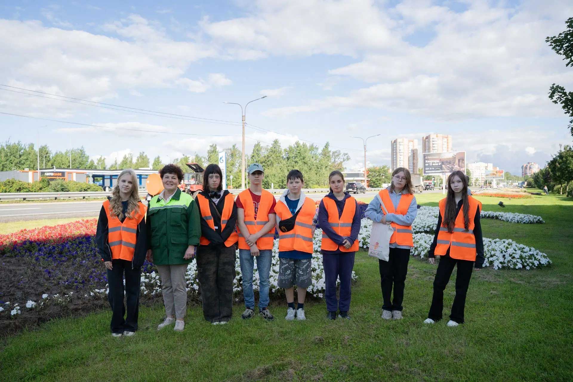 Школьники из&nbsp;Петербурга узнали о&nbsp;работе в&nbsp;сфере городского озеленения