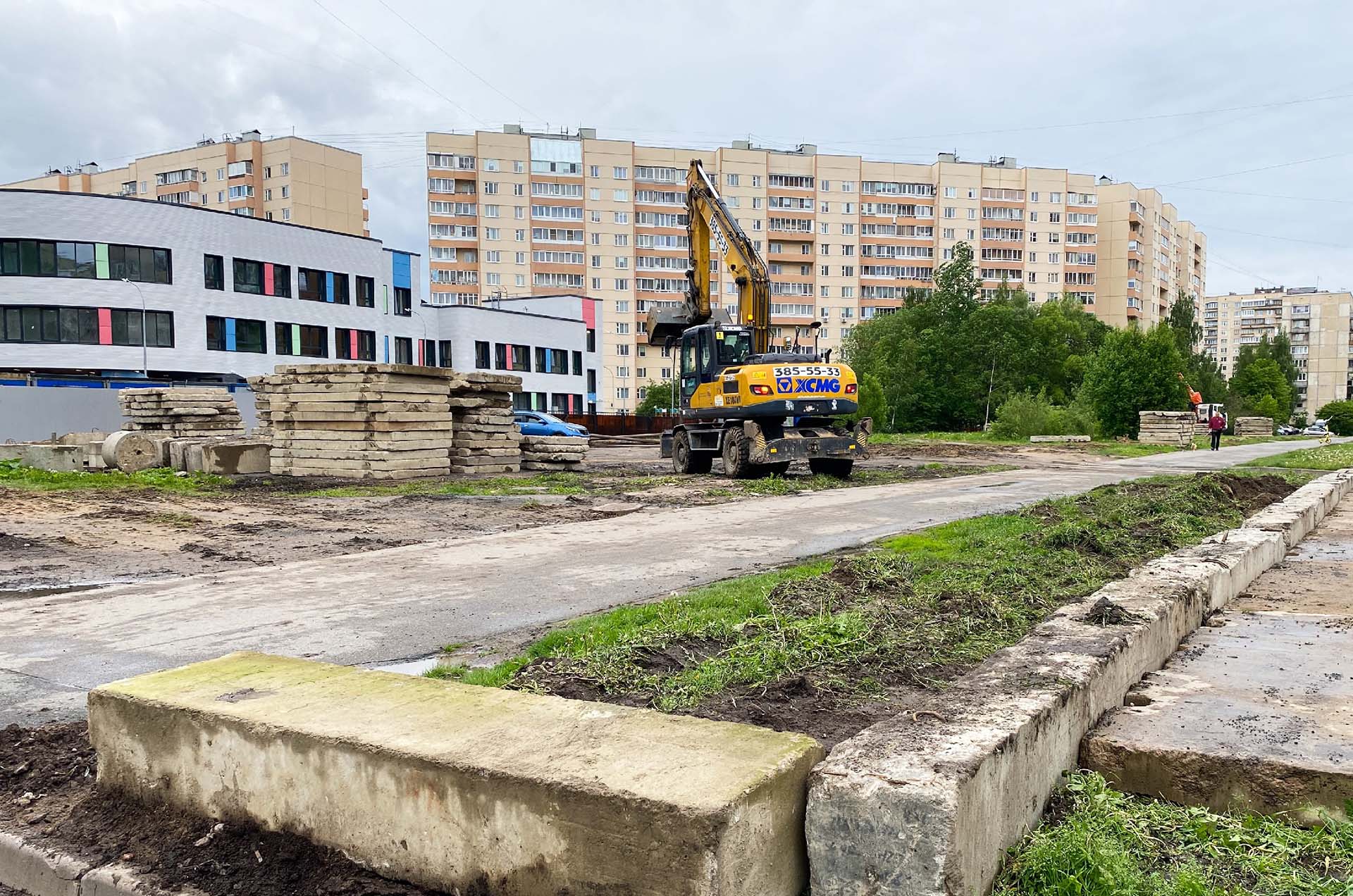 В&nbsp;Петербурге на&nbsp;проспекте Энтузиастов началось строительство поликлиники