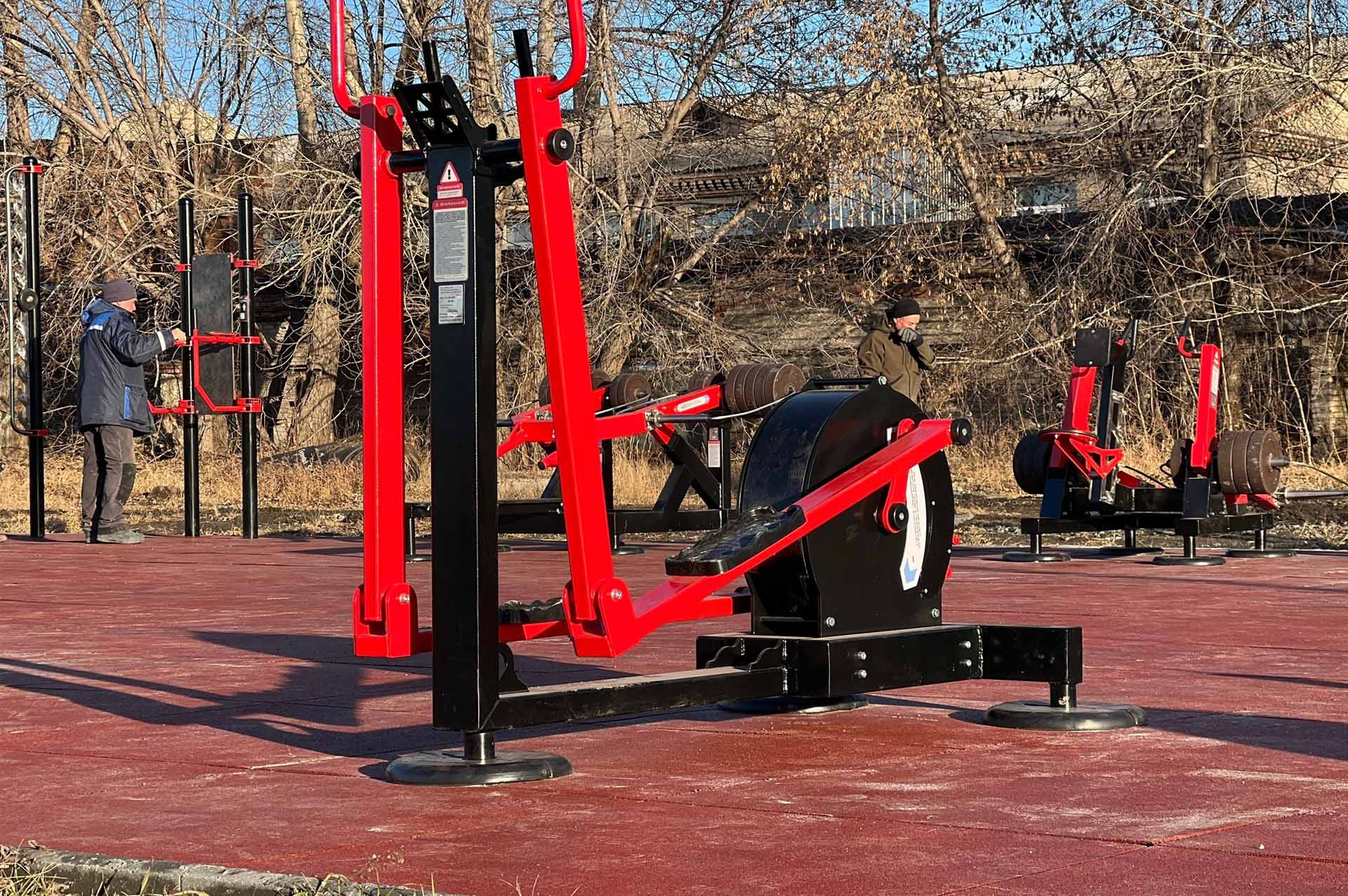 На&nbsp;стадионе города Коркино на&nbsp;Южном Урале сделали открытую спортплощадку