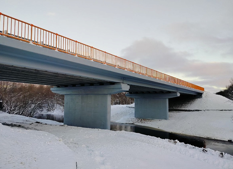В&nbsp;Котласском округе Архангельской области обновили мост через реку Вонгоду