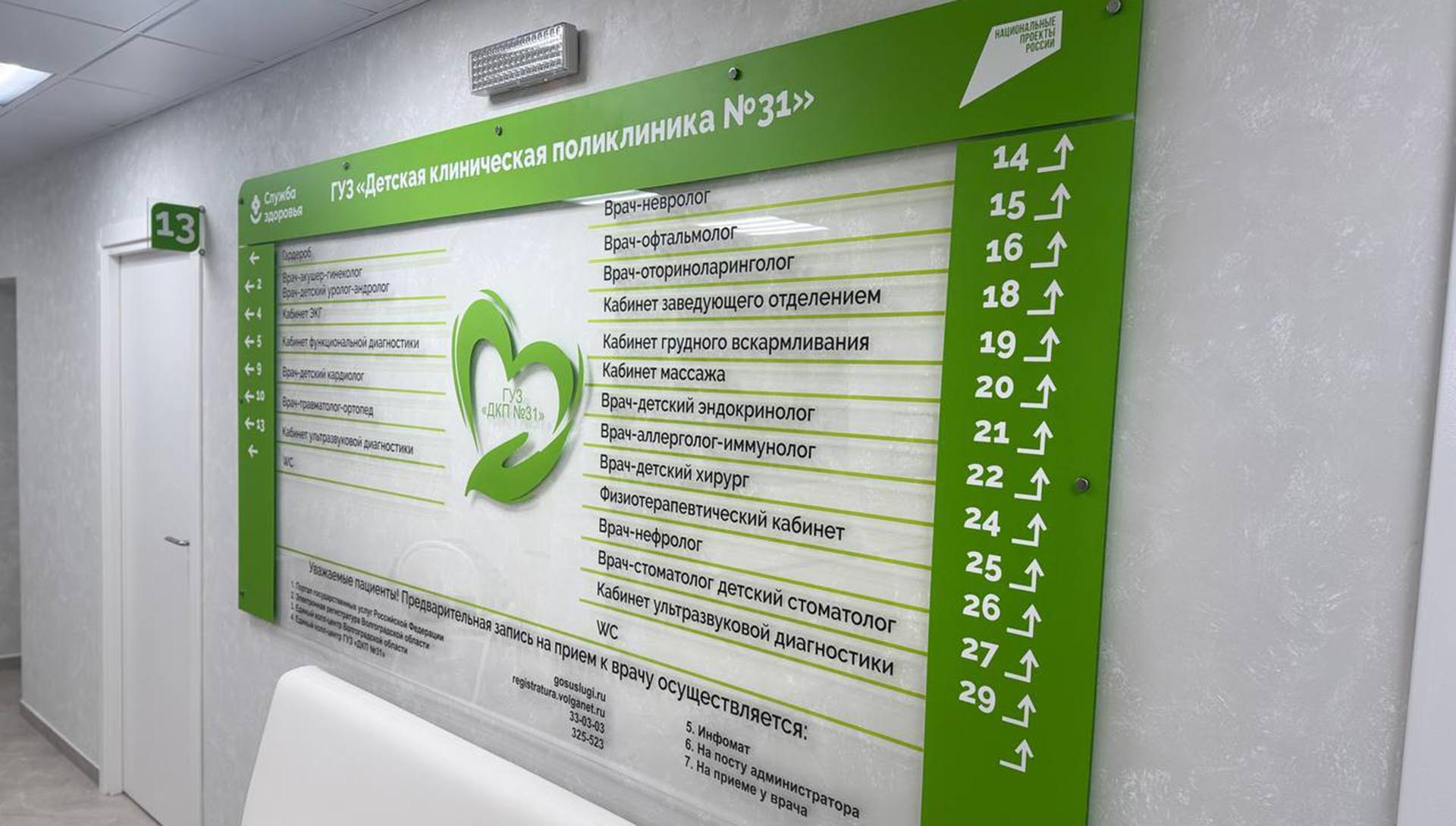 В&nbsp;Волгограде отремонтировали отделение поликлиники № 31
