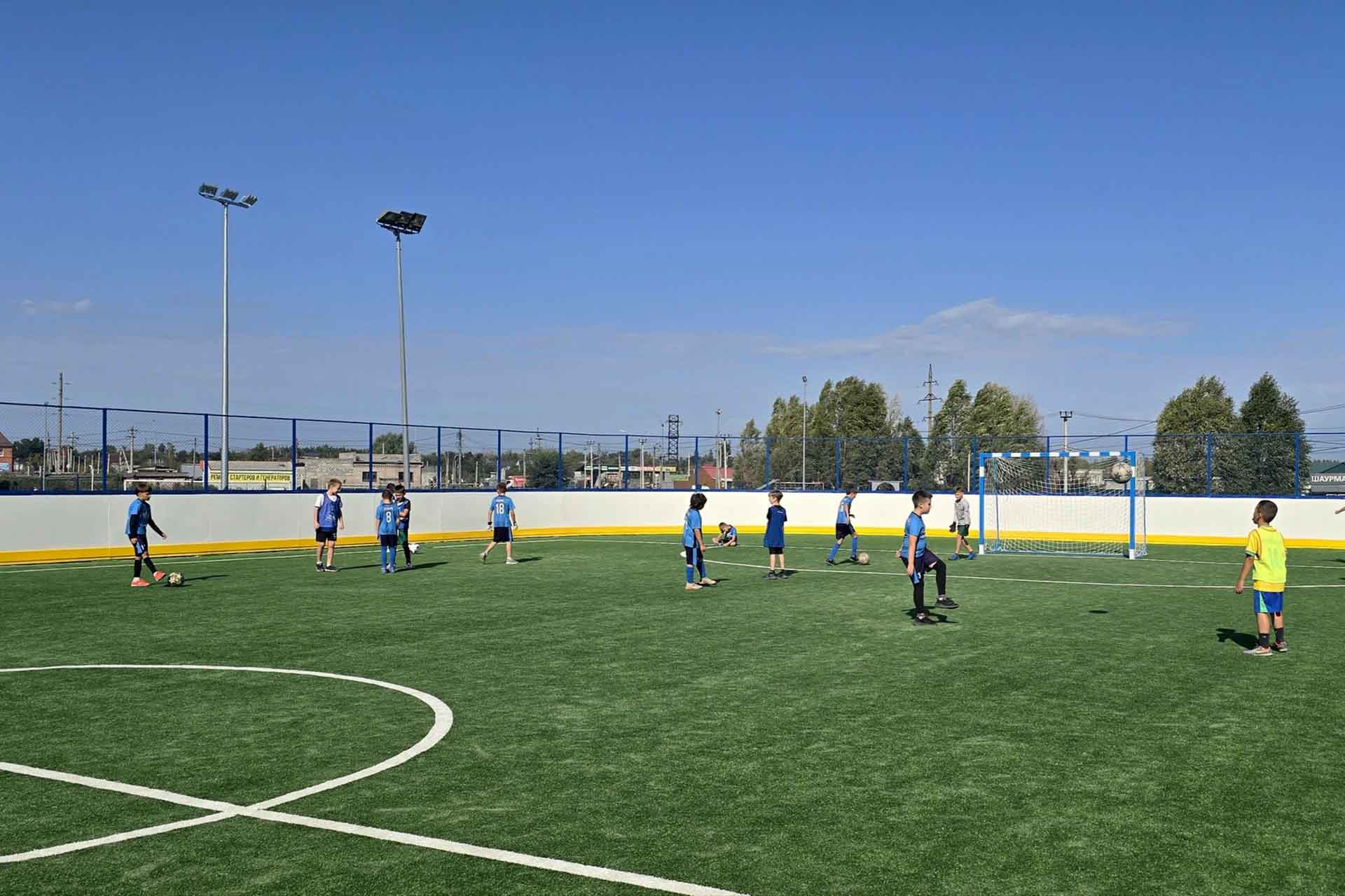 В&nbsp;поселке Алексеевка в&nbsp;Самарской области открыли новую спортплощадку