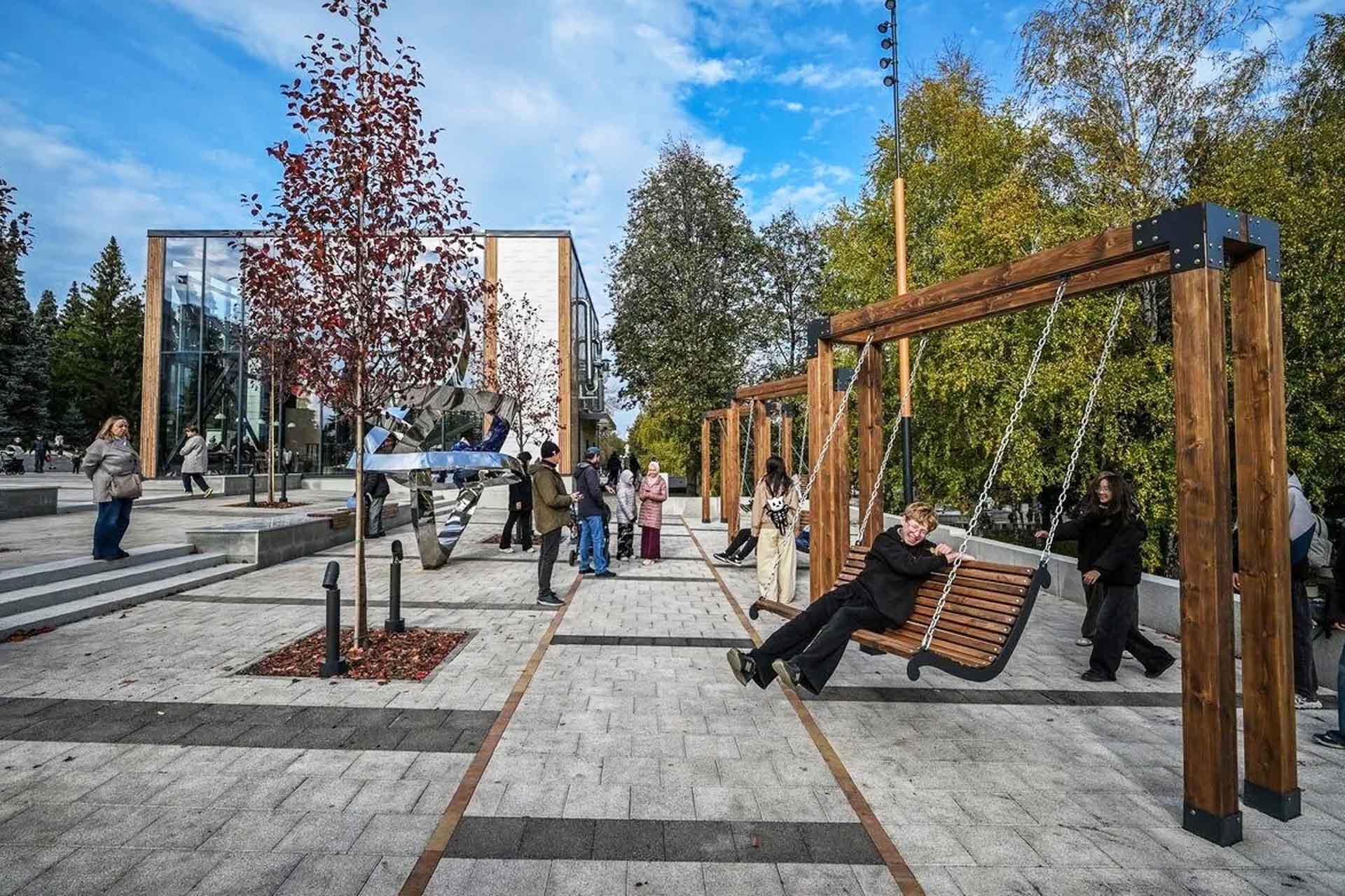 В Уфе после реконструкции открыли парк имени Ленина