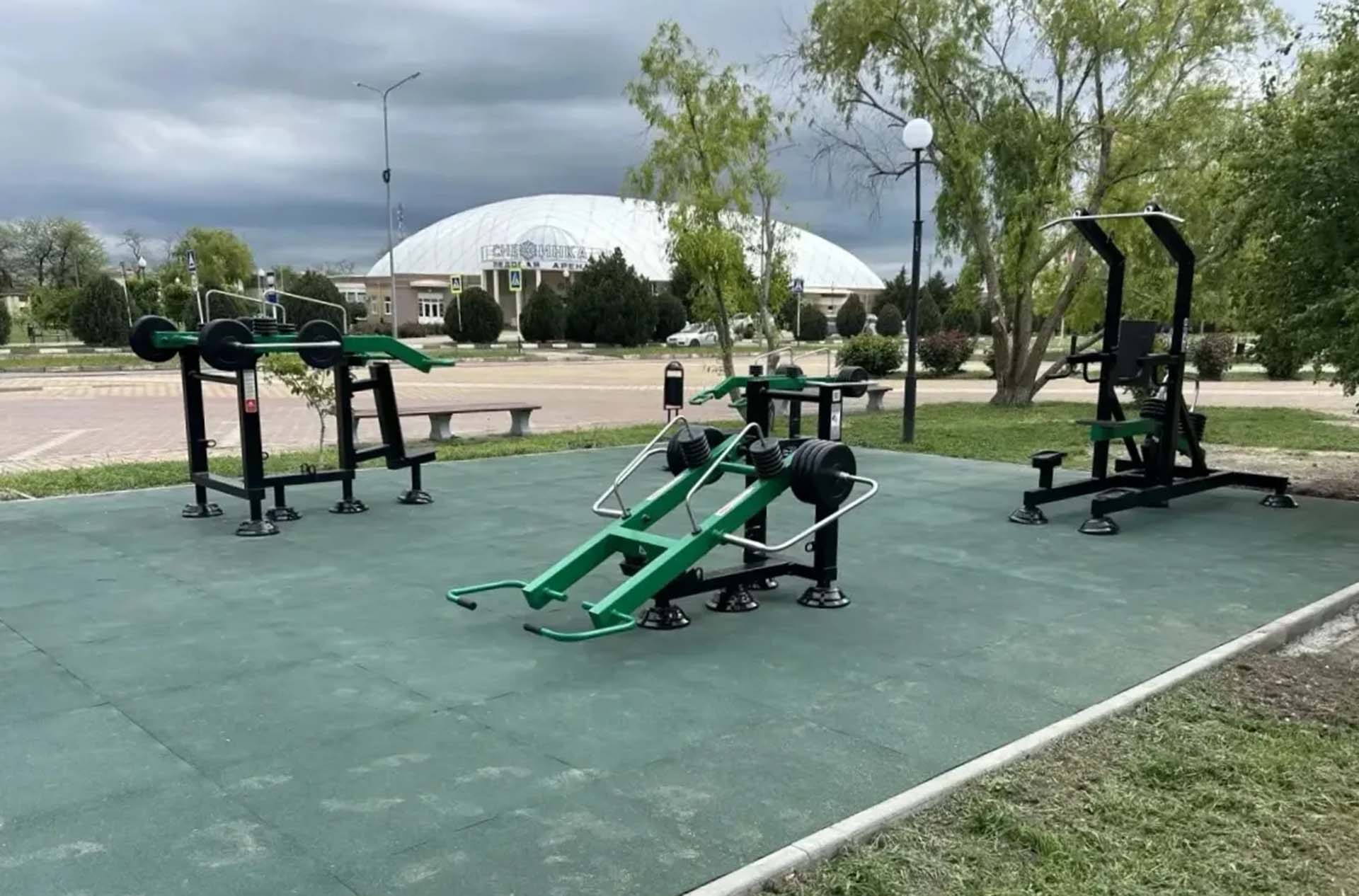 В&nbsp;Ейском районе Краснодарского края построили площадку для&nbsp;сдачи норм ГТО