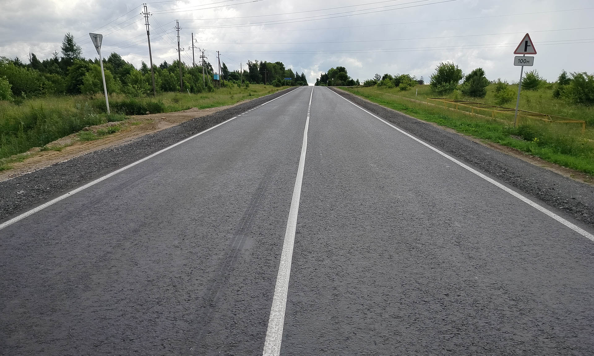 Во&nbsp;Владимирской области обновили участок дороги Юрьев-Польский&nbsp;&mdash; Кольчугино