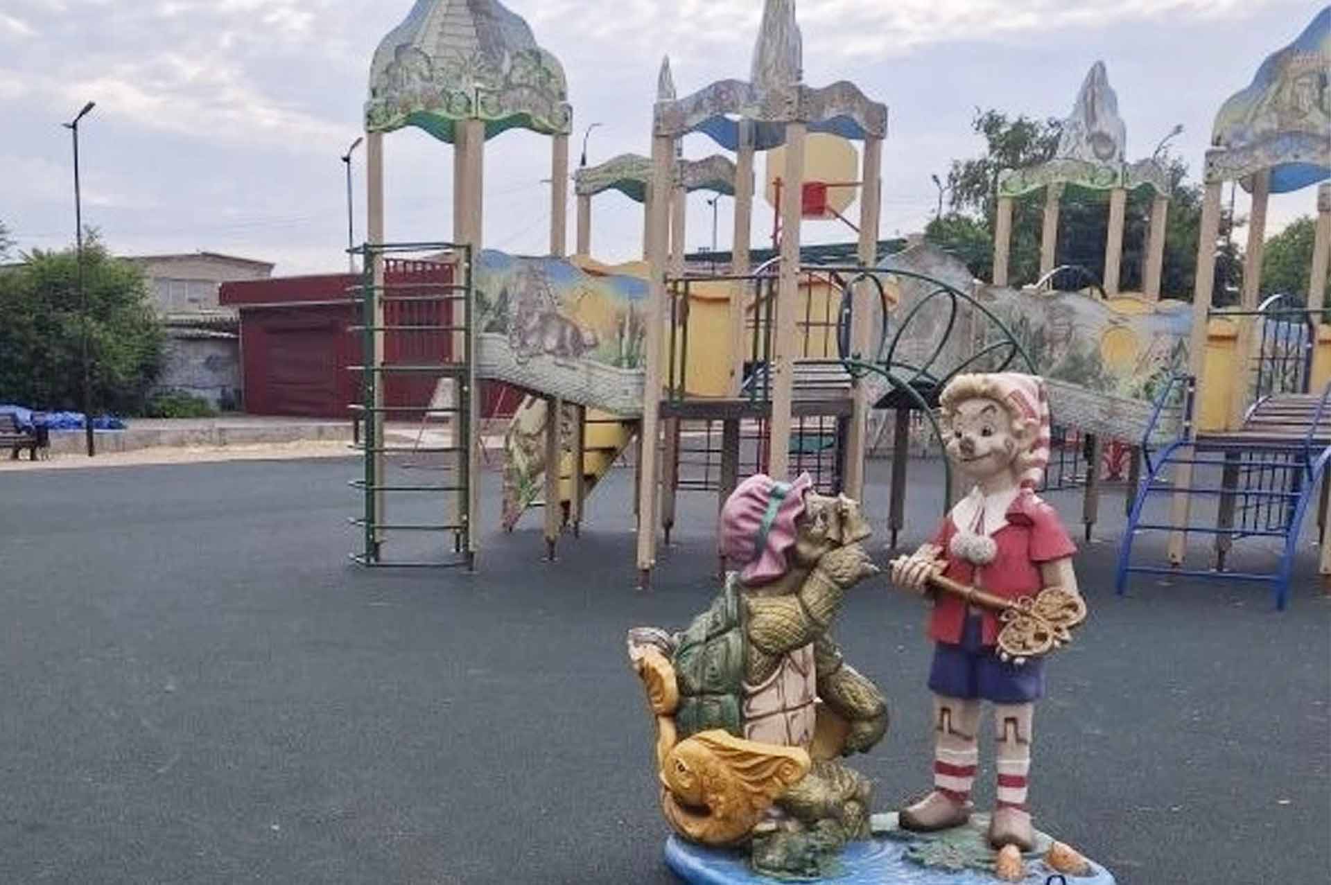 В&nbsp;Моздоке Северной Осетии благоустроили сквер Братьев Дубининых