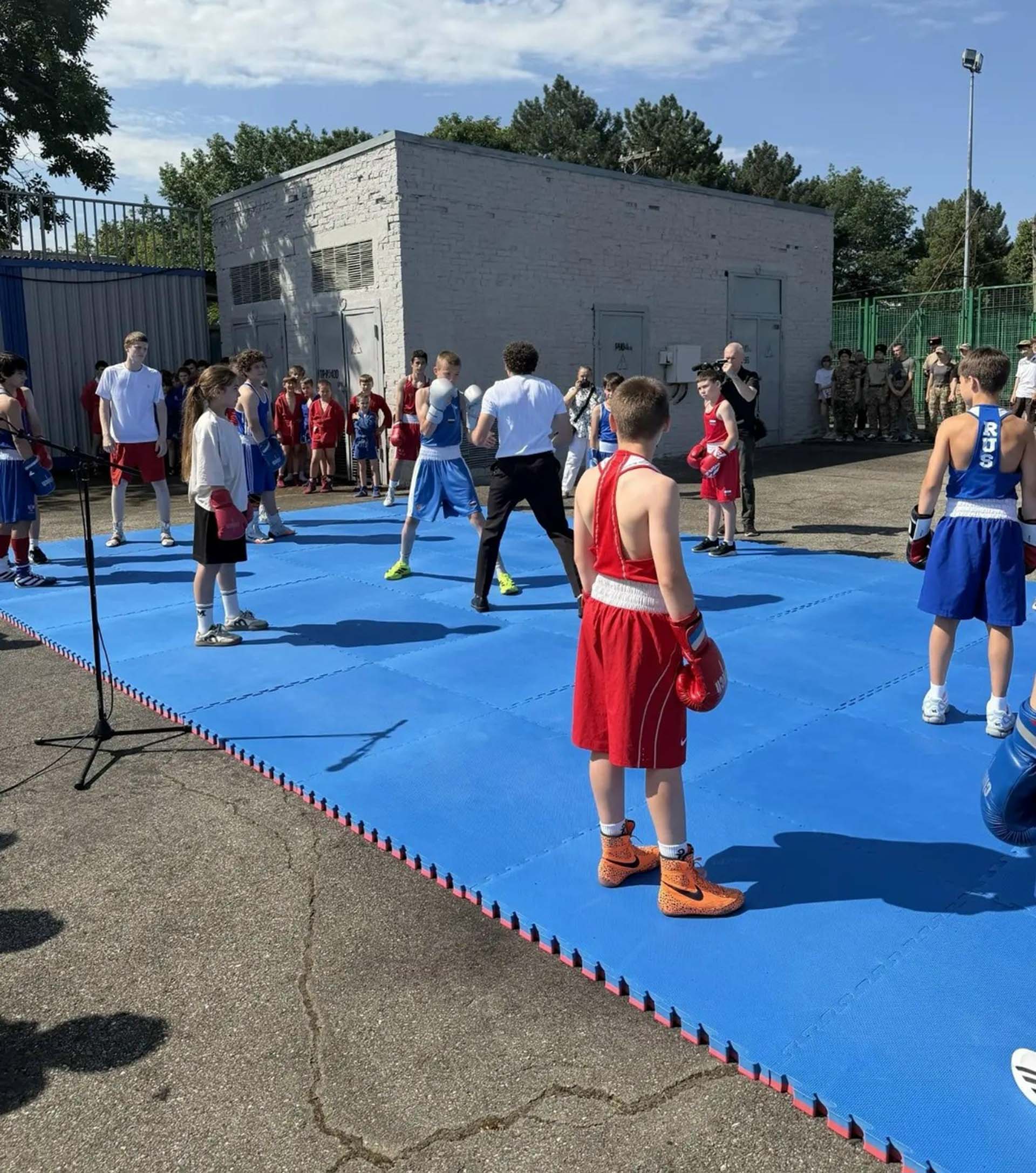 В&nbsp;Белореченске на&nbsp;Кубани открыли новую спортивную площадку