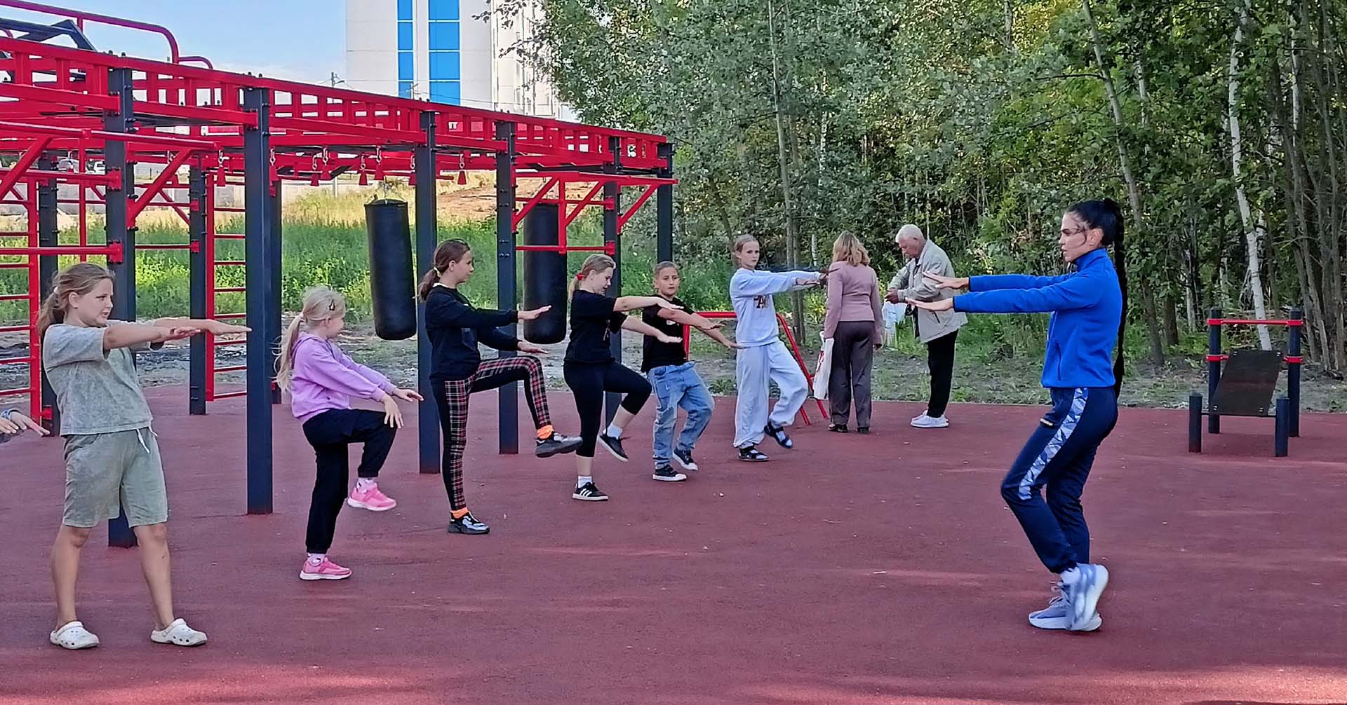 В&nbsp;Курчатове Курской области открыли новую спортивную площадку