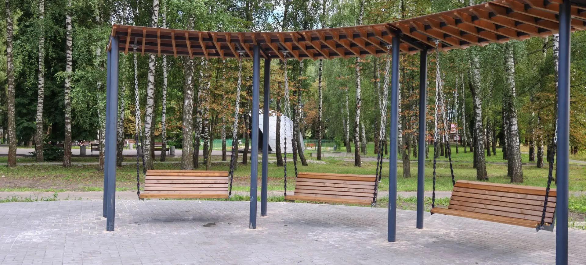 В&nbsp;парке поселка Прямицыно Курской области благоустроили зону отдыха