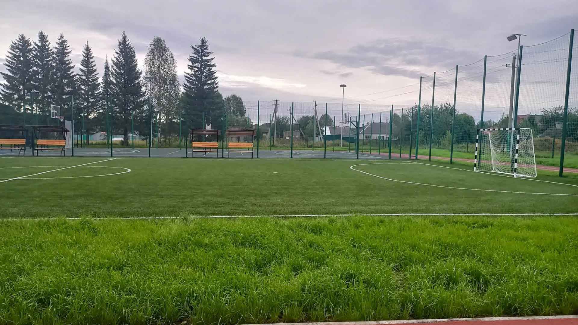 В&nbsp;Красногорской школе Свердловской области построили спортивную площадку