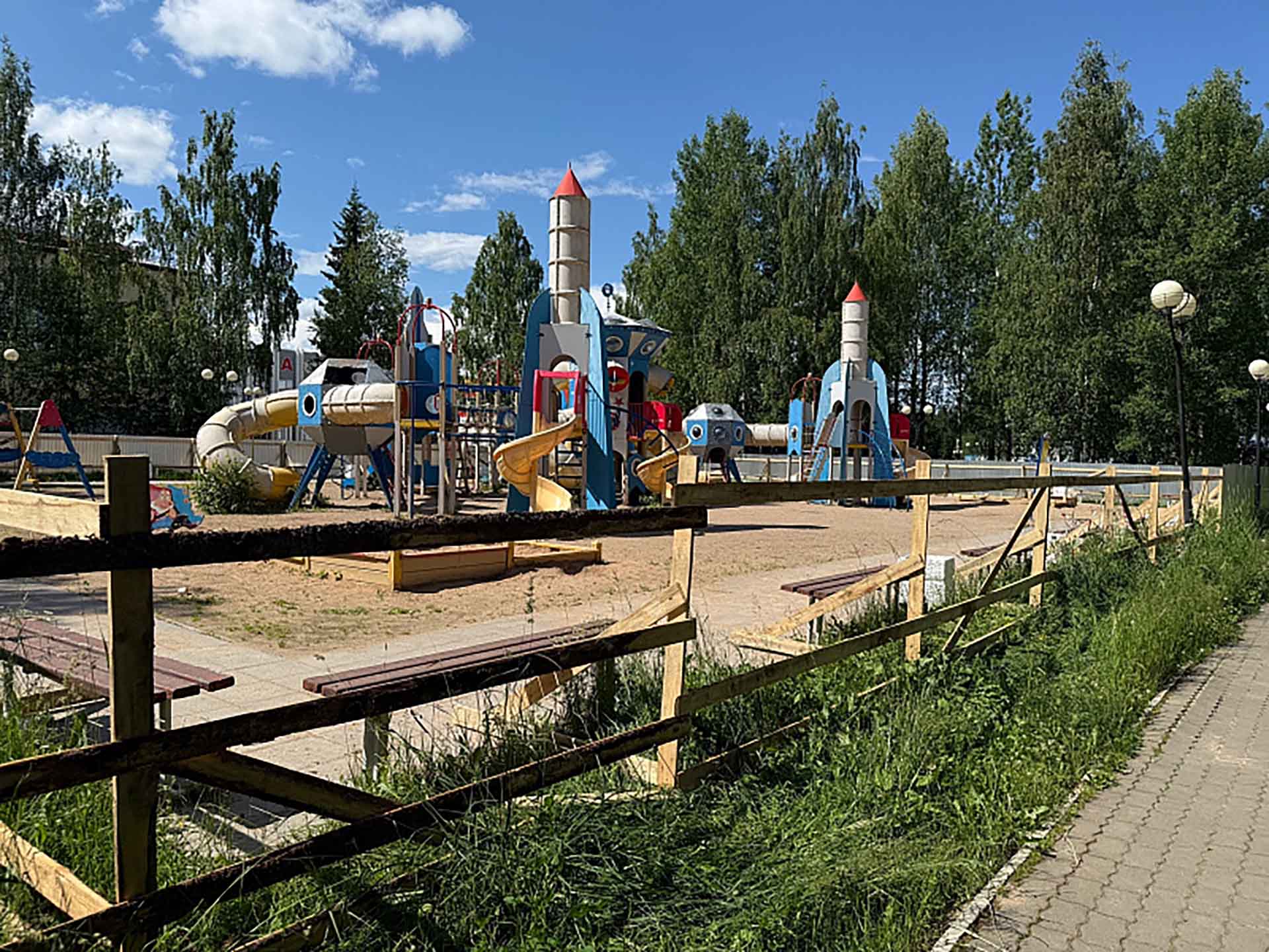 В&nbsp;парке поморского города Мирного благоустроят детскую площадку