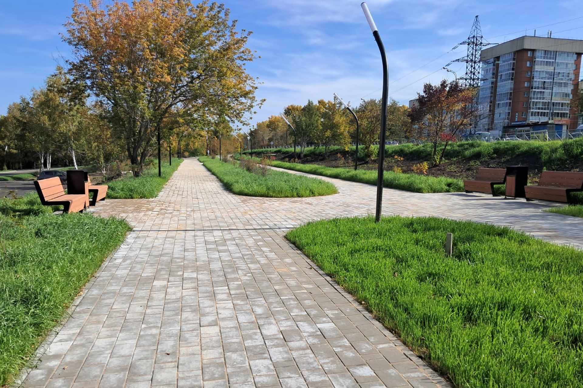 В&nbsp;Иркутске завершили благоустройство &laquo;Аллеи здоровья&raquo;
