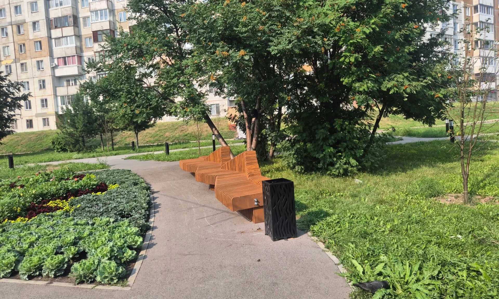 В&nbsp;Кемерове озеленили сквер на&nbsp;Молодежном проспекте