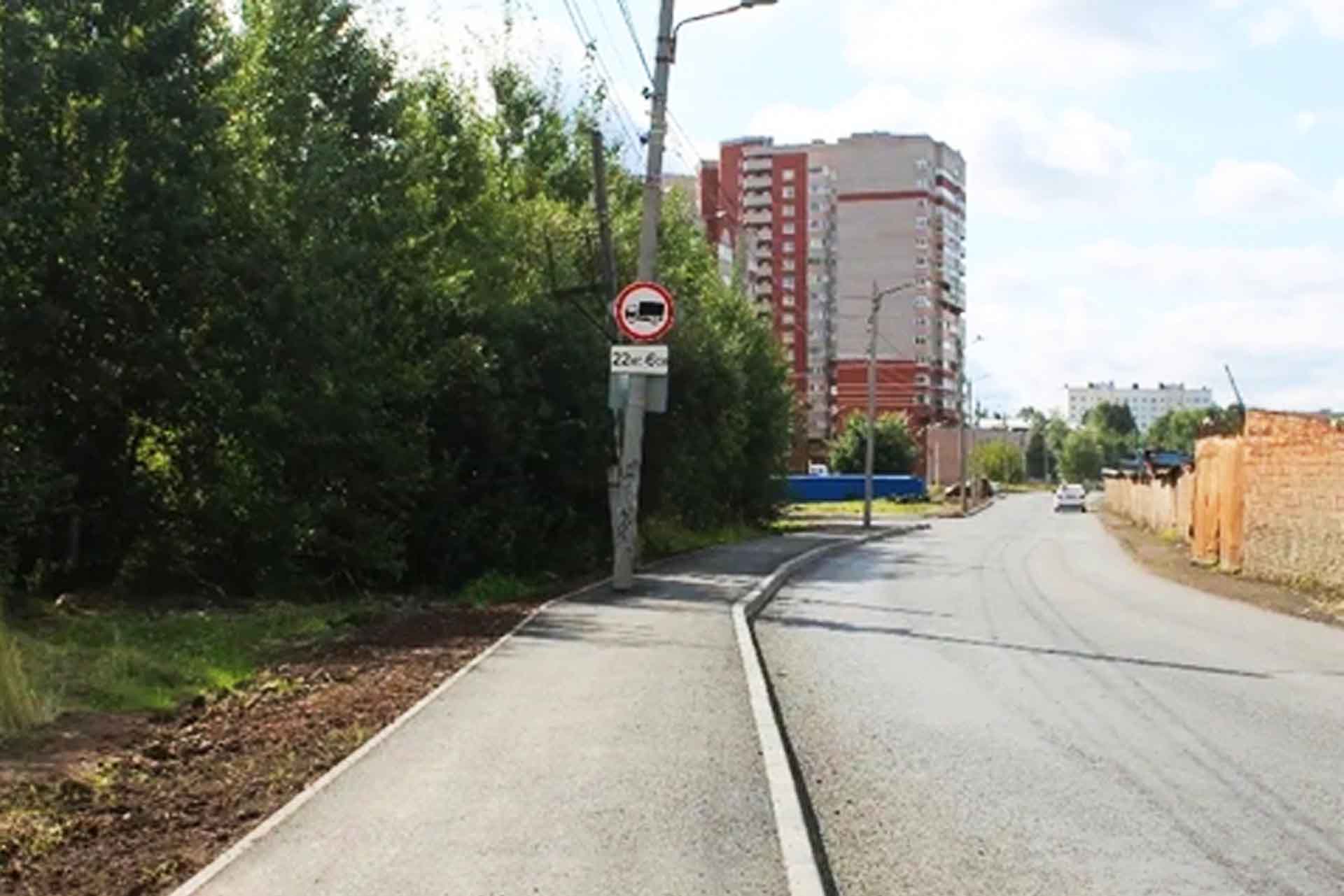 В&nbsp;Ижевске отремонтировали 2&nbsp;участка дороги, ведущей к&nbsp;кирпичному заводу