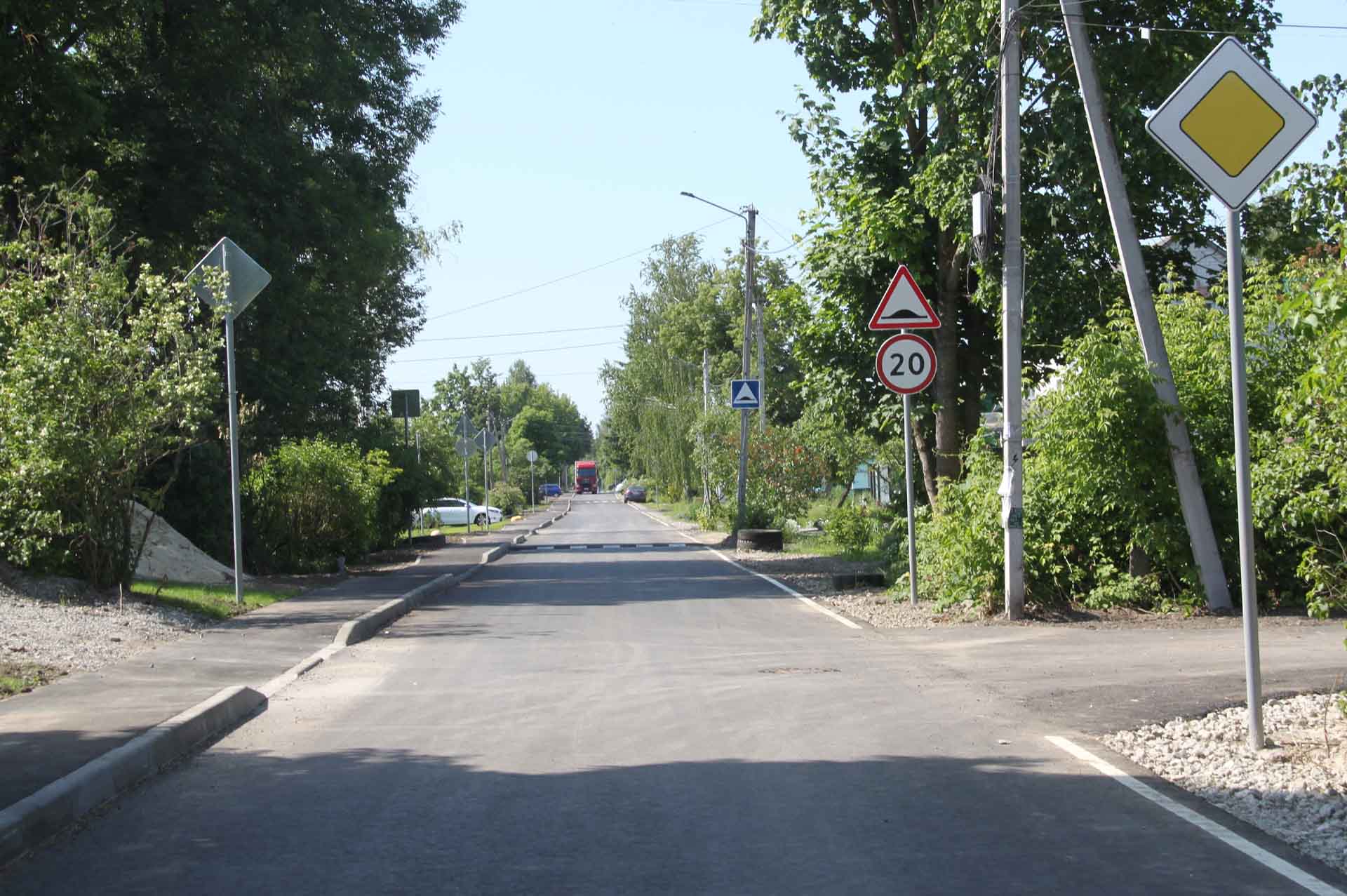 В&nbsp;Брянске капитально отремонтировали участок улицы Окружной