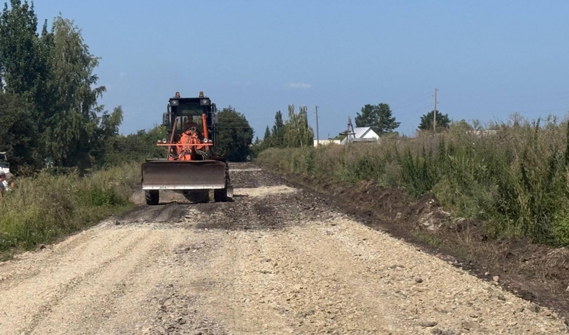 В&nbsp;Барнауле начался ремонт дороги до&nbsp;садоводческого товарищества &laquo;Луговое&raquo;