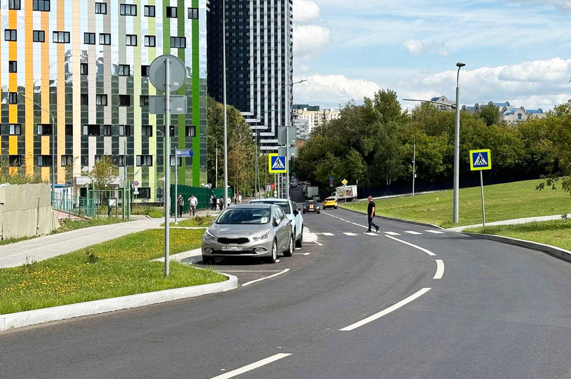 В&nbsp;Москве отремонтировали дорожное покрытие Хлебобулочного проезда