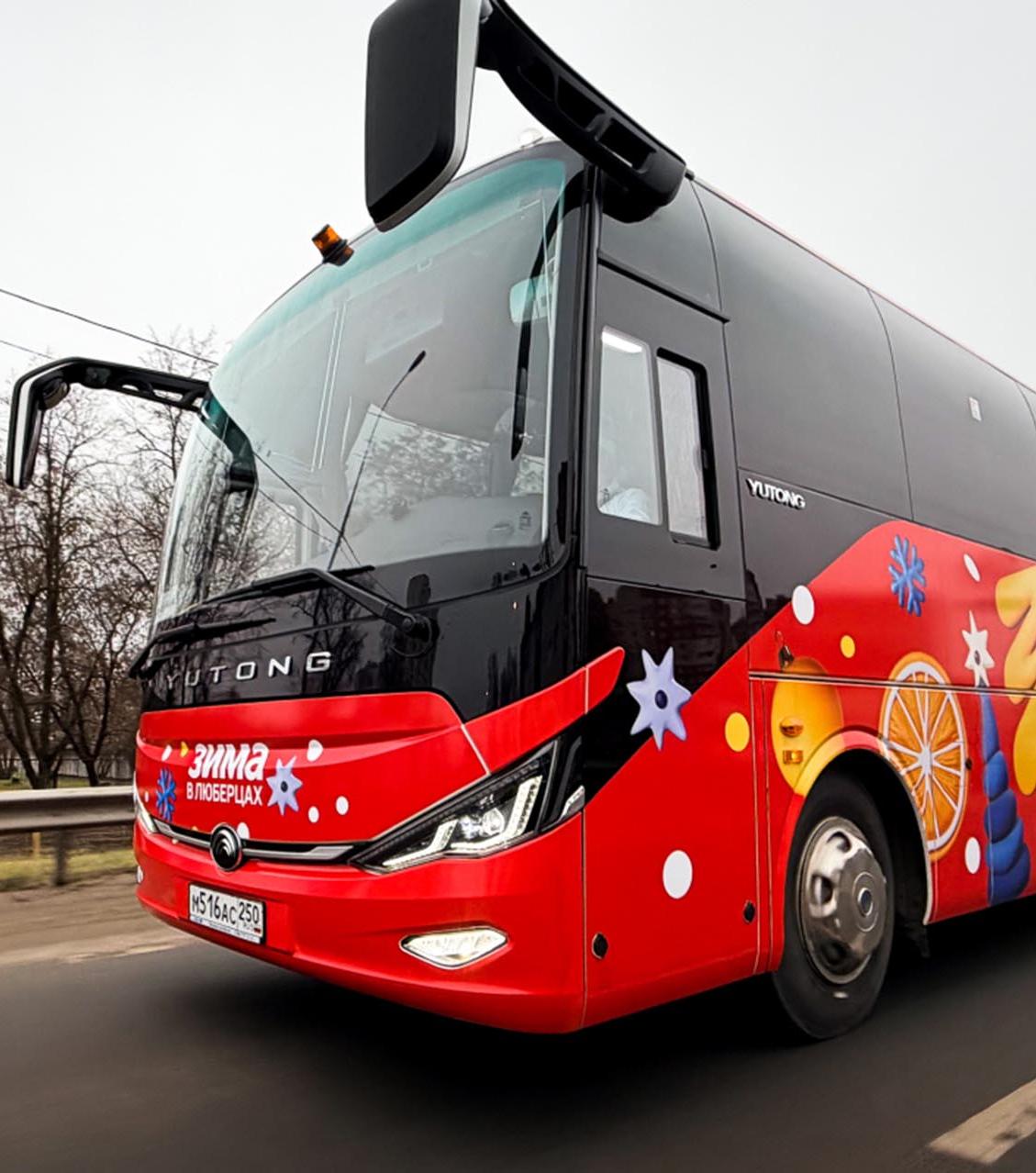 В&nbsp;подмосковных Люберцах запустили новогодний автобусный маршрут