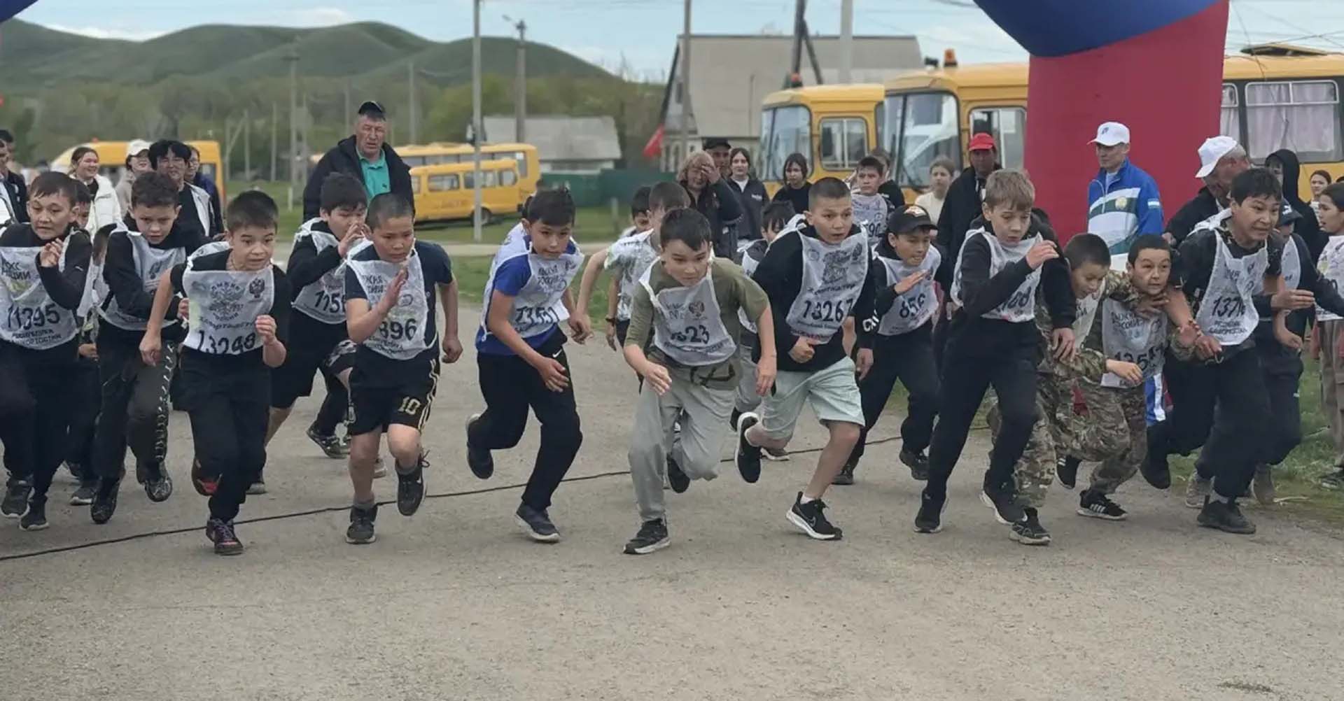 В&nbsp;башкирском селе Арсеново прошел забег ко&nbsp;Дню Победы