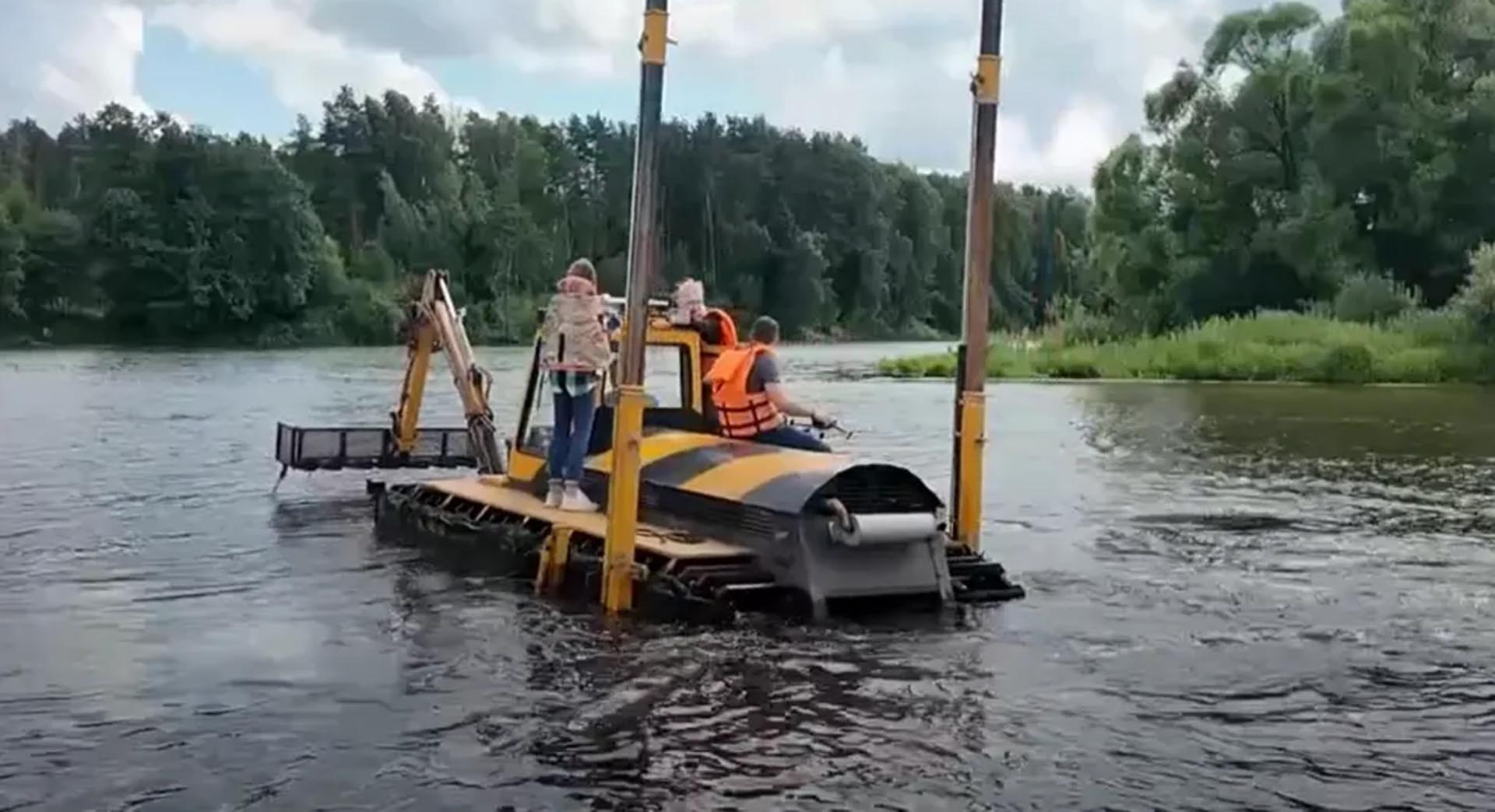 В&nbsp;Московской области начали расчистку Токаревского озера