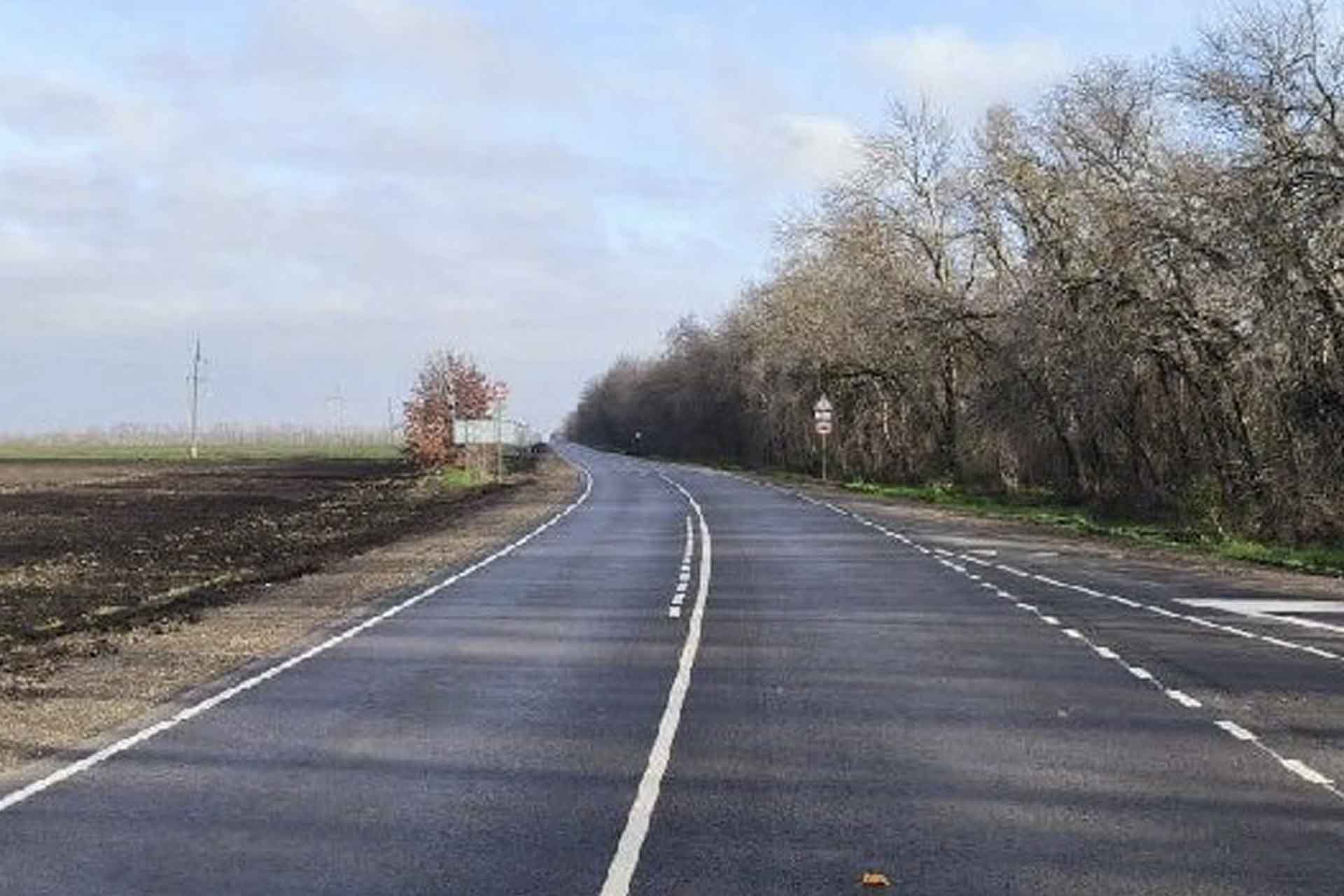 На&nbsp;Кубани обновили участок автодороги Журавская&nbsp;&mdash; Тихорецк