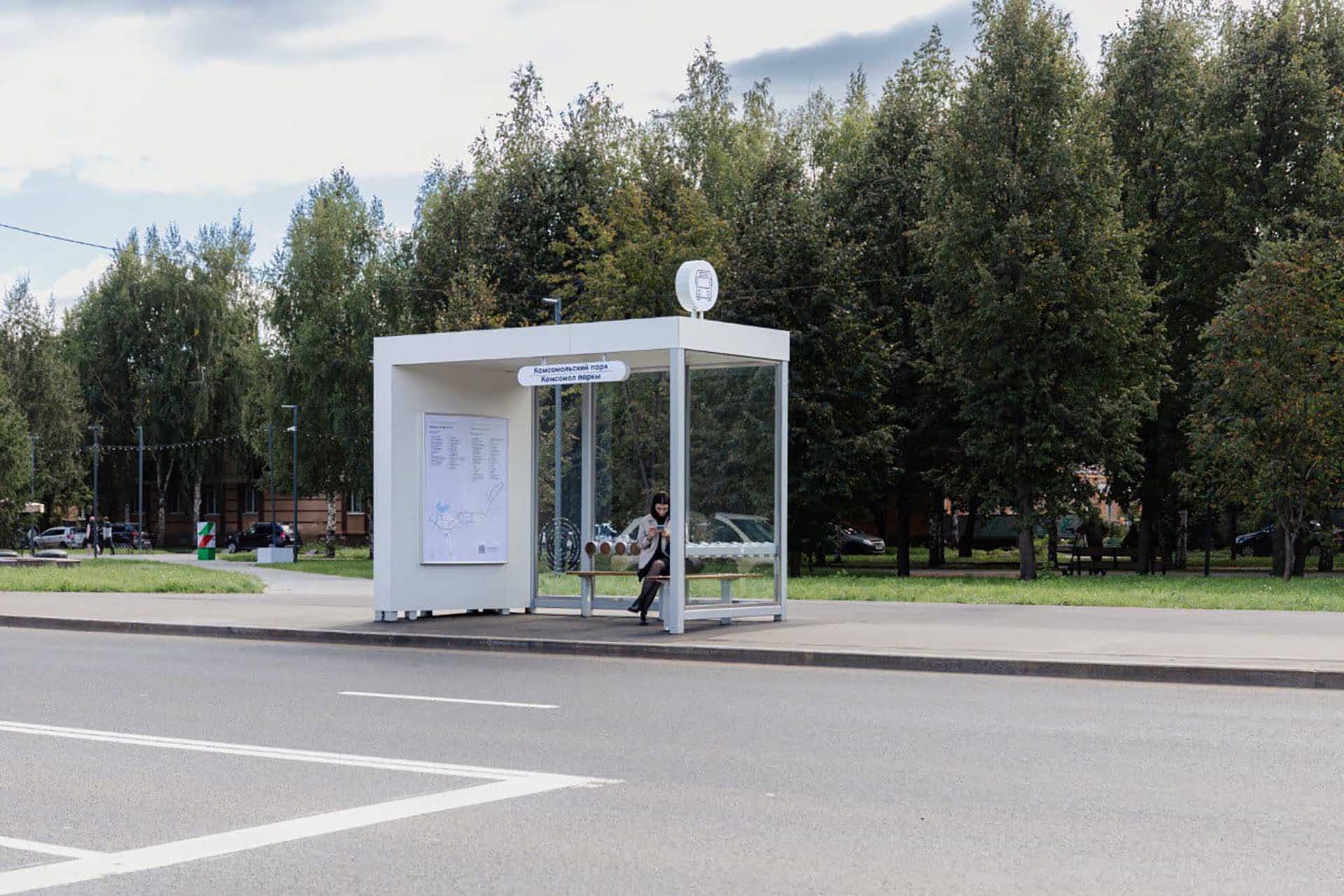 В&nbsp;Альметьевске установили автобусные остановки из&nbsp;композитного материала