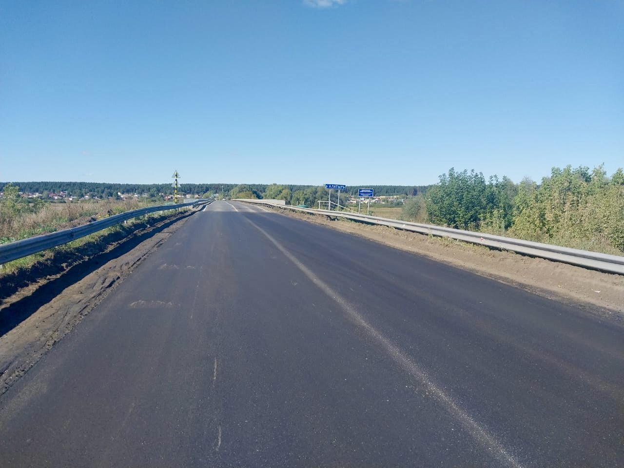 В&nbsp;Чувашии отремонтировали участок дороги Чебоксары&nbsp;&mdash; Сурское