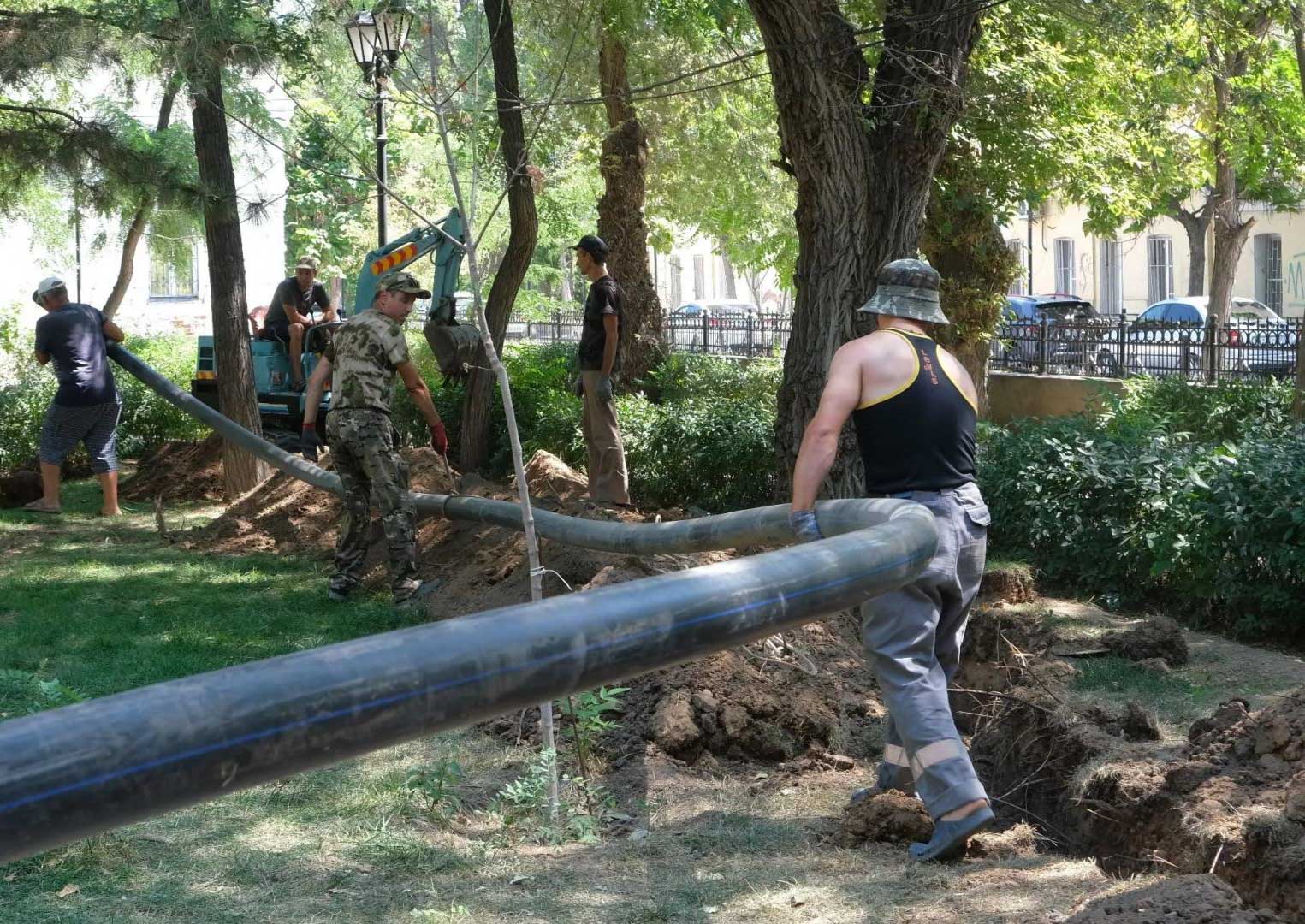 В&nbsp;Морском саду Астрахани модернизируют полив
