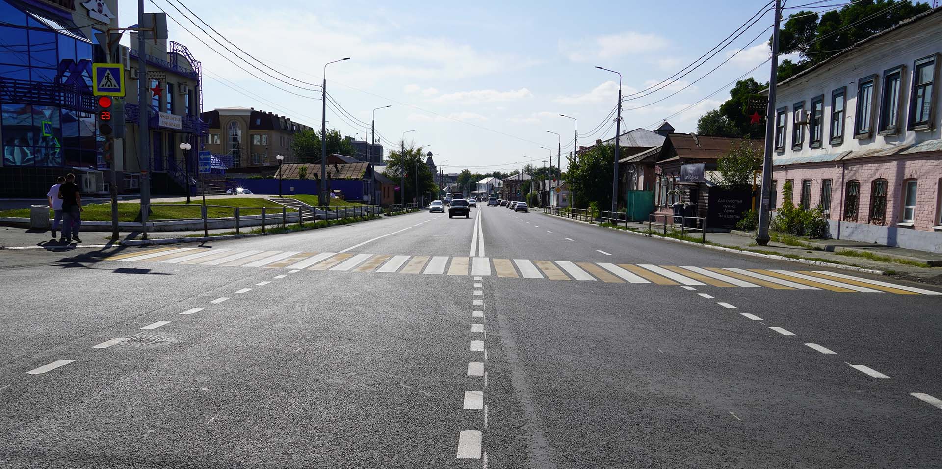 В&nbsp;Оренбурге обновили дороги на&nbsp;Парковом проспекте и&nbsp;улице Рыбаковской