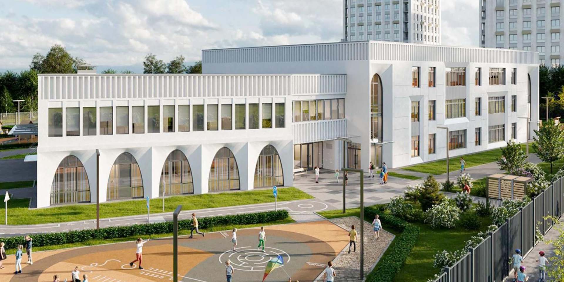 Детсад с&nbsp;витражными окнами построят в&nbsp;деревне Староселье в&nbsp;Новой Москве