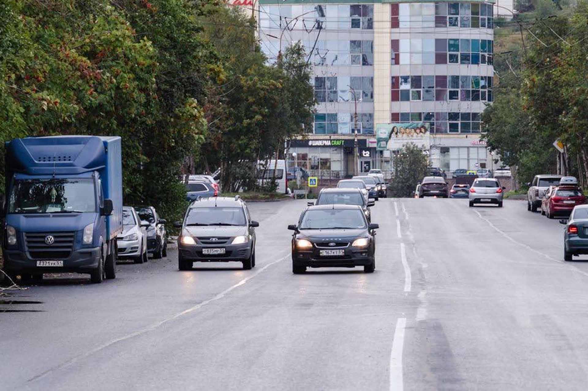 В&nbsp;Мурманске отремонтировали улицу Полярные Зори