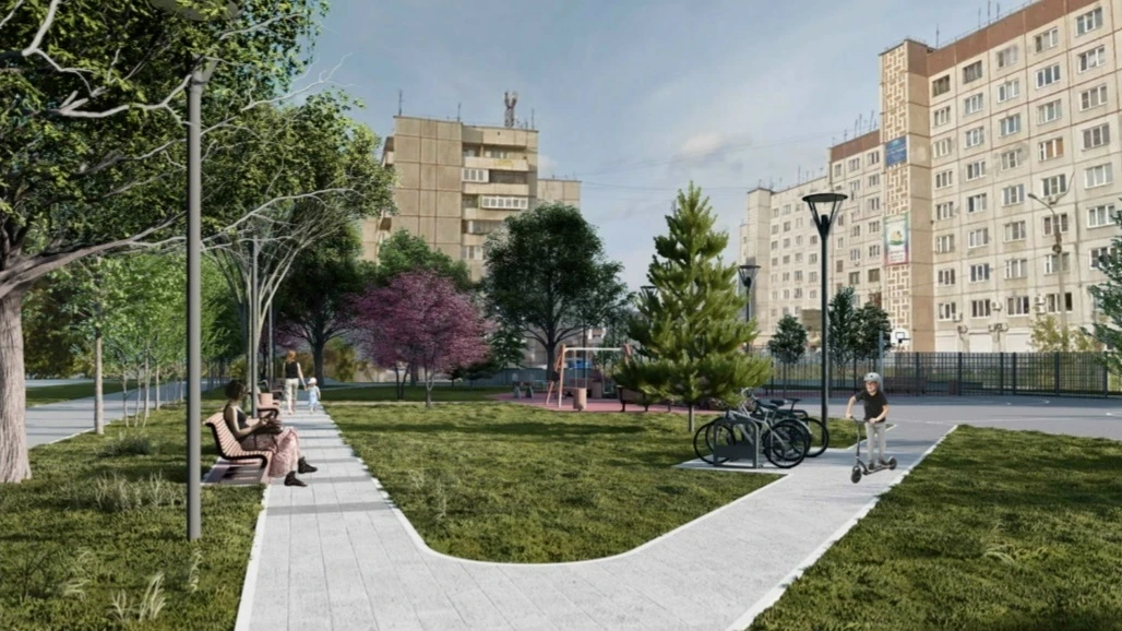 В&nbsp;Калининском районе Челябинска благоустроят сквер