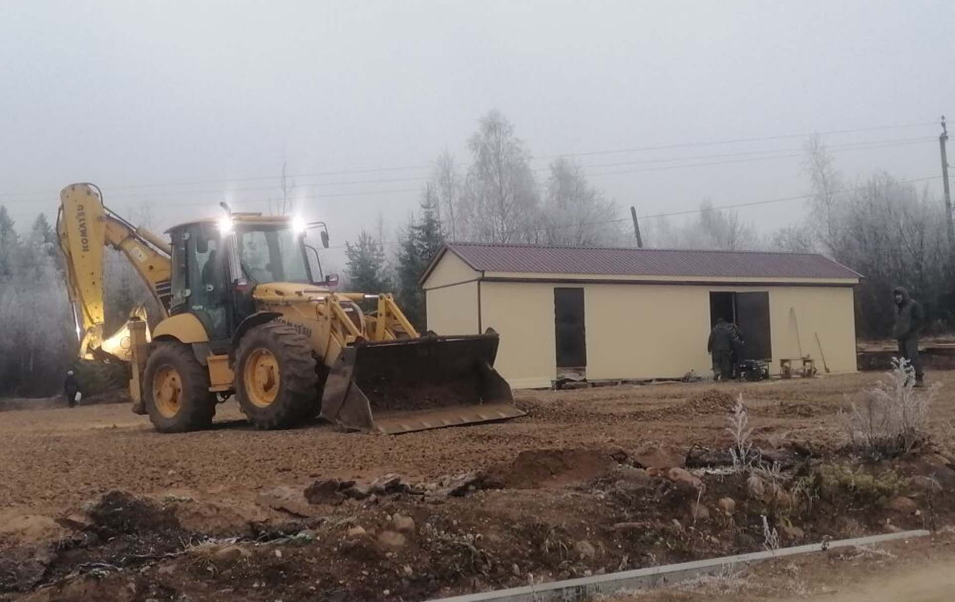 В&nbsp;Чухломе Костромской области завершают строительство лыжной трассы