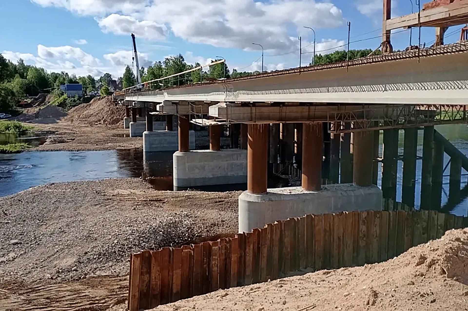 В&nbsp;Архангельской области следующей осенью завершат ремонт моста через Вель