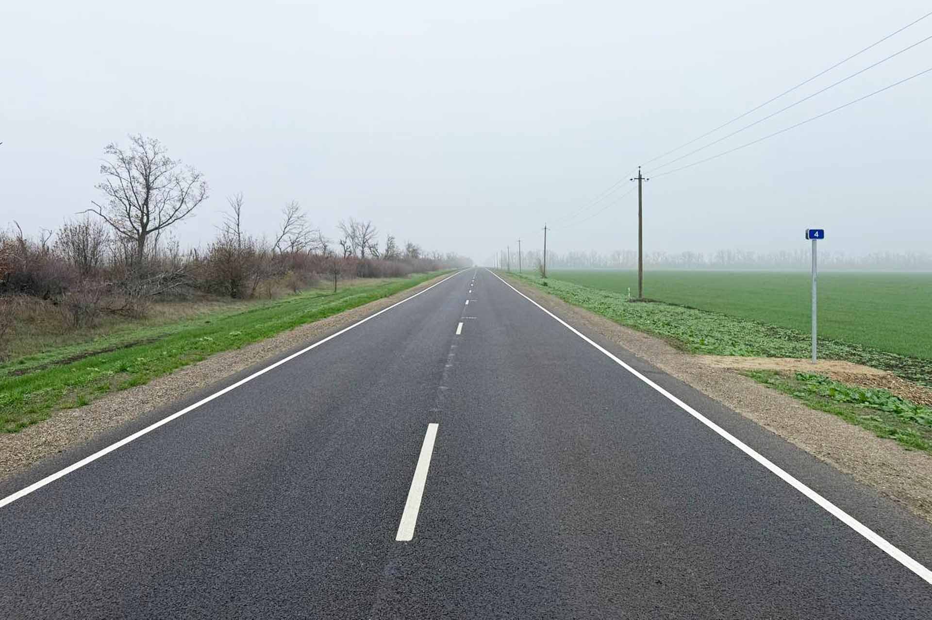 На&nbsp;Кубани модернизировали участок дороги Новопашковская&nbsp;&mdash; Кугоейская