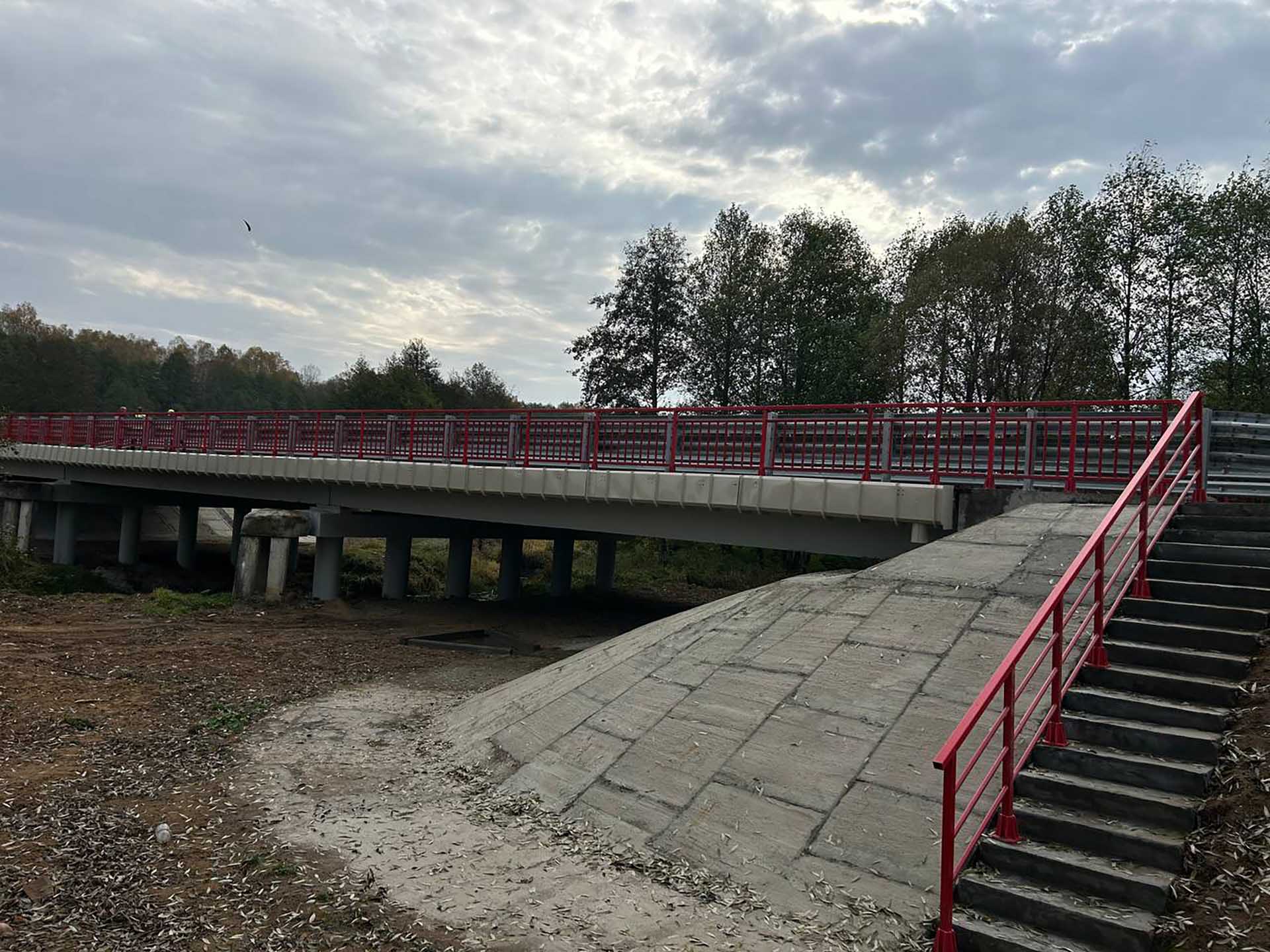 В&nbsp;Калужской области открыли движение по&nbsp;мосту через реку Которянку