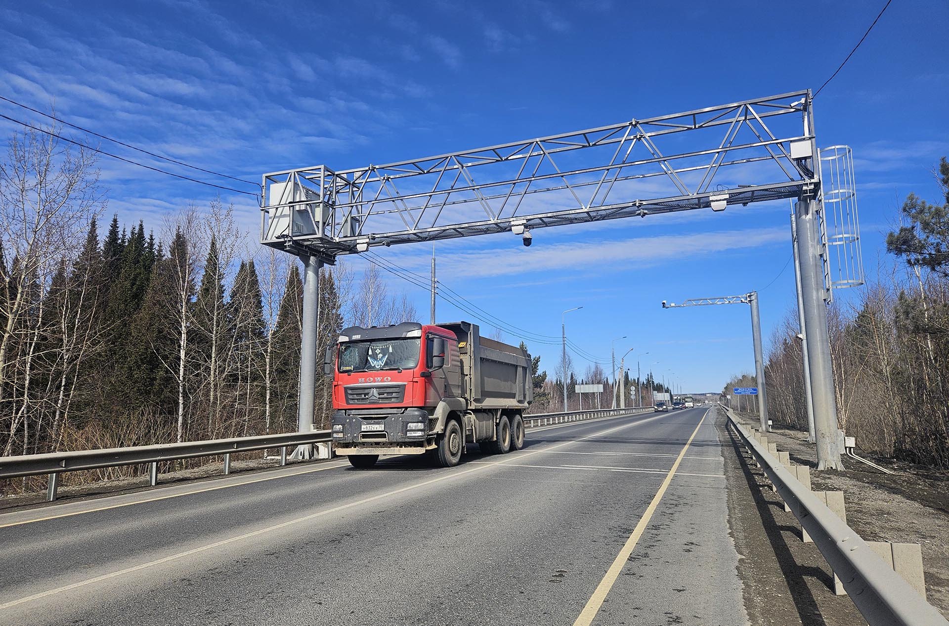 На&nbsp;объездной дороге Томска открыли пункт весогабаритного контроля