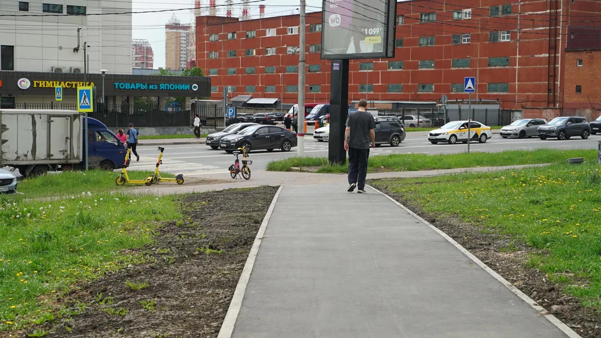 Благоустройство народных троп завершается на&nbsp;трех улицах в&nbsp;Химках