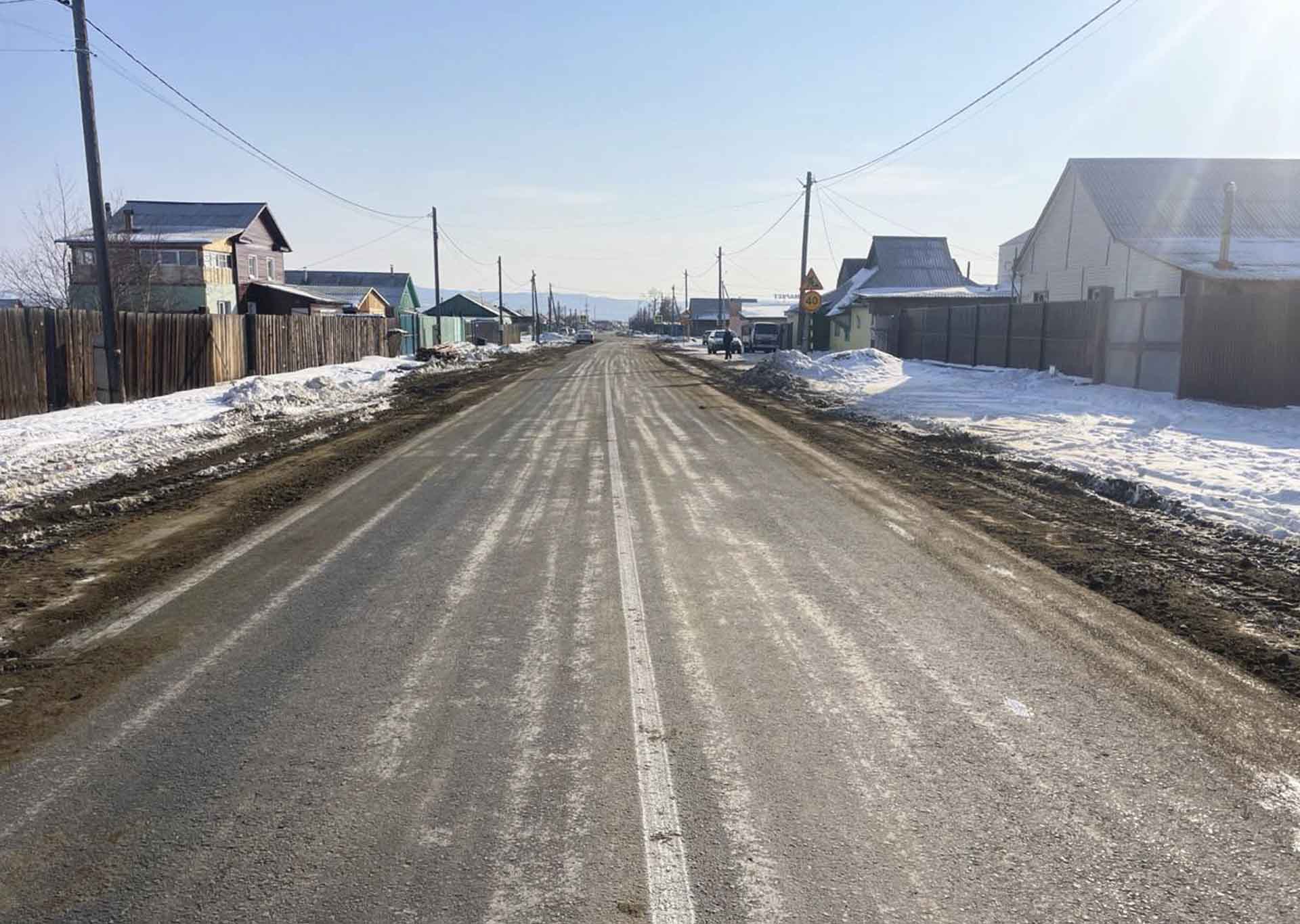 В&nbsp;селе Гурульба в&nbsp;Бурятии отремонтировали дорогу по&nbsp;улице Луговой