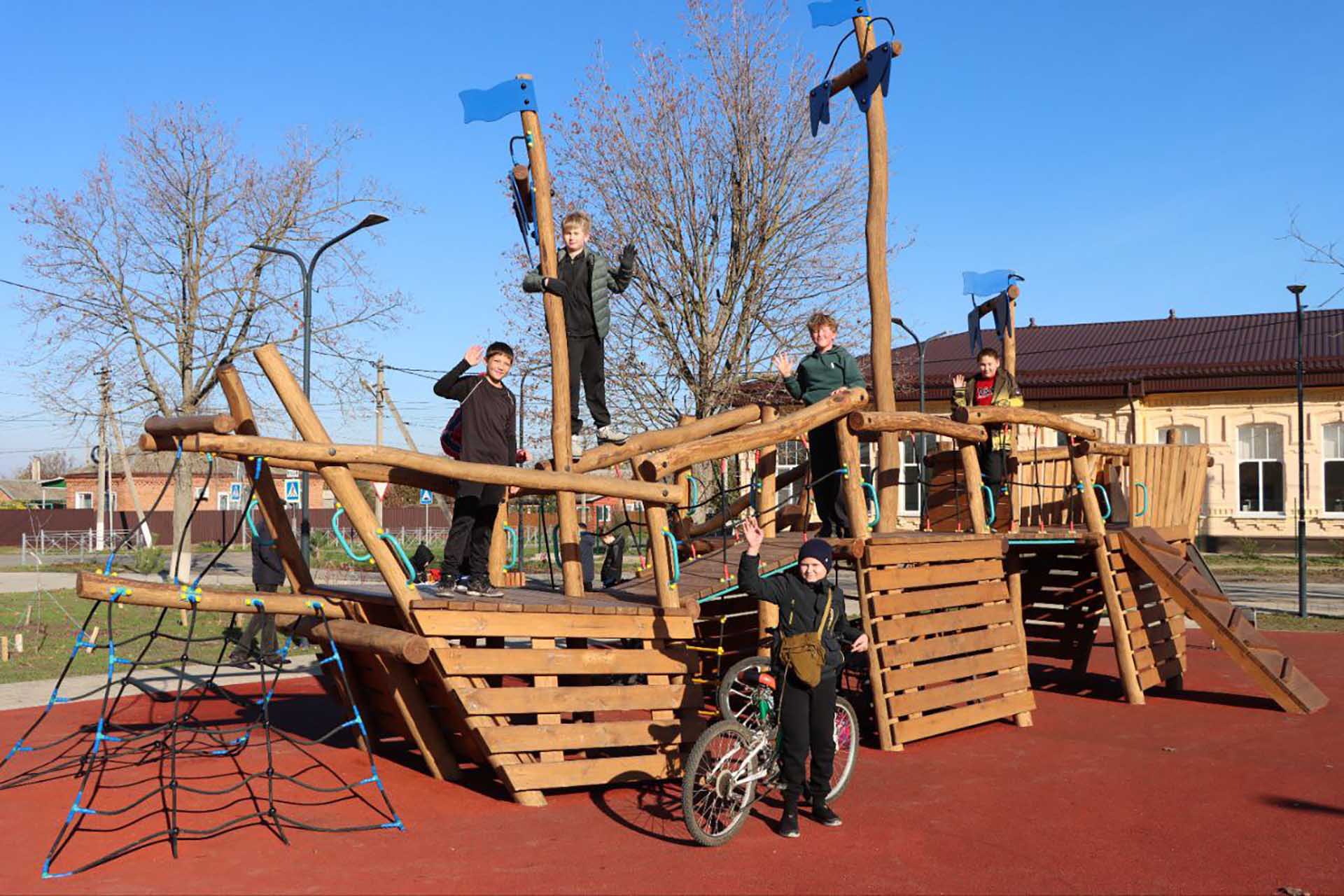 На&nbsp;Кубани в&nbsp;станице Павловской благоустроили сквер