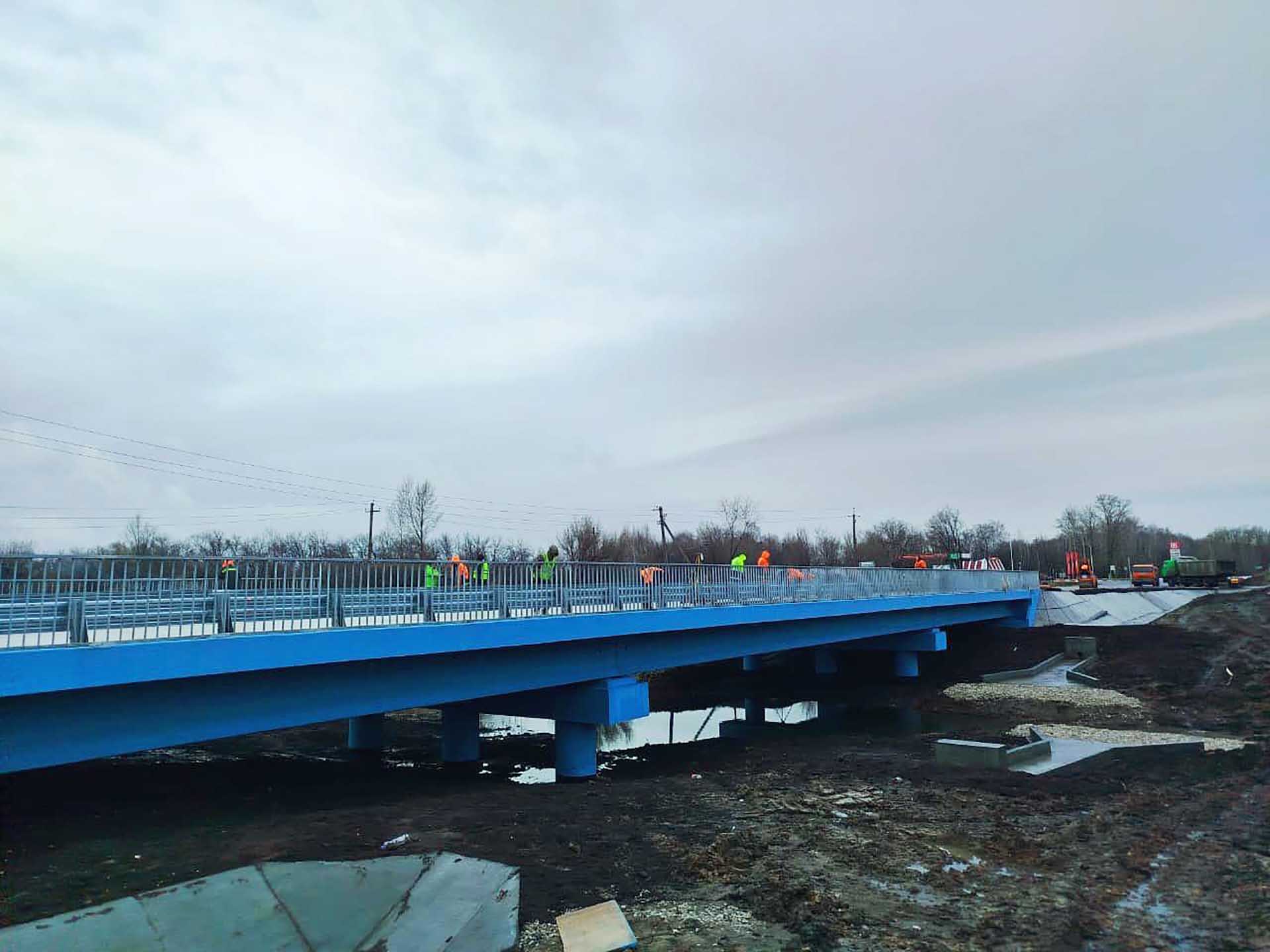 В&nbsp;Самарской области завершают ремонт моста через реку Черную